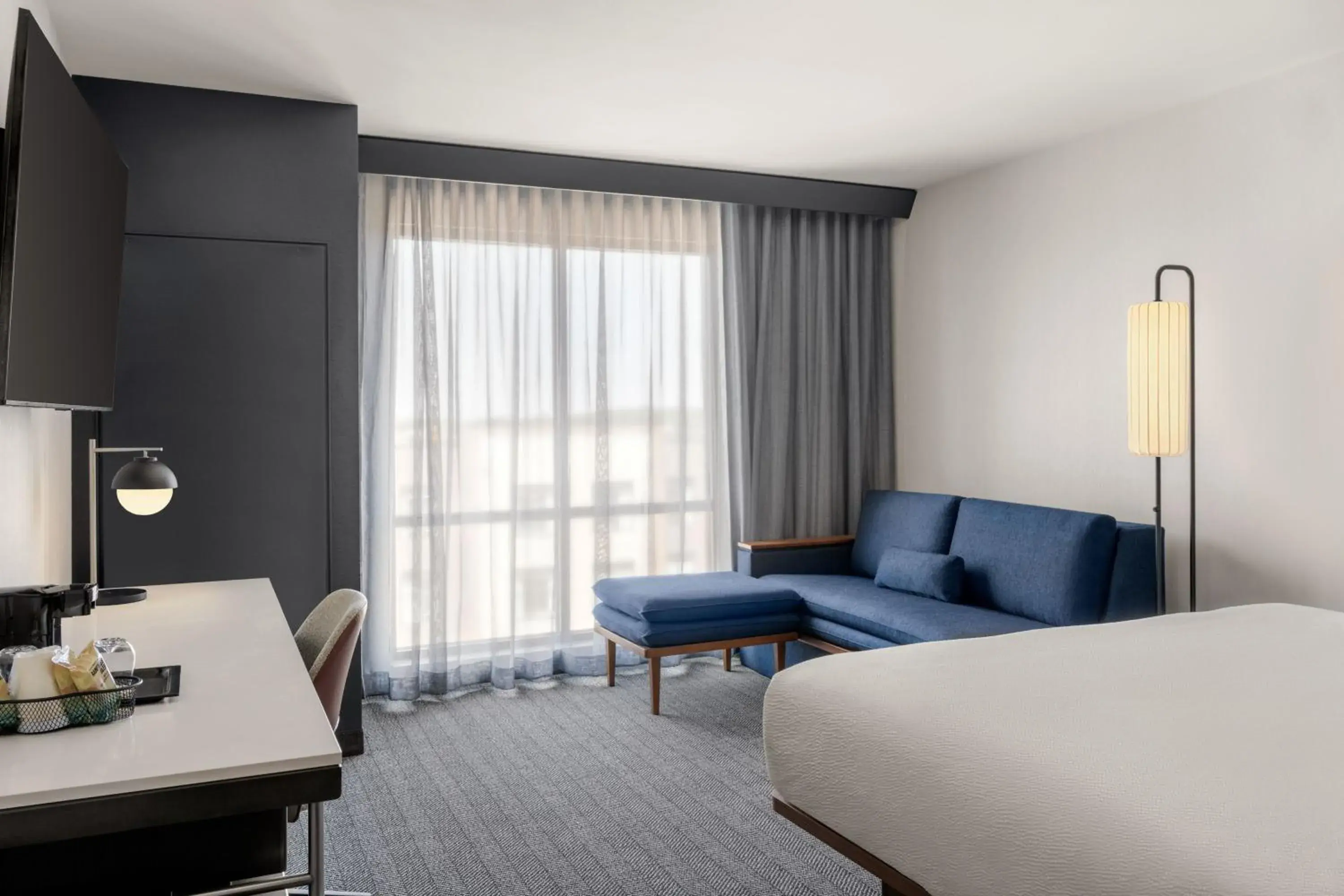 Standard King Room - Hearing Accessible in Courtyard by Marriott Milwaukee Brookfield at Poplar Creek Standard King Room - Hearing Accessible in Courtyard by Marriott Milwaukee Brookfield at Poplar Creek