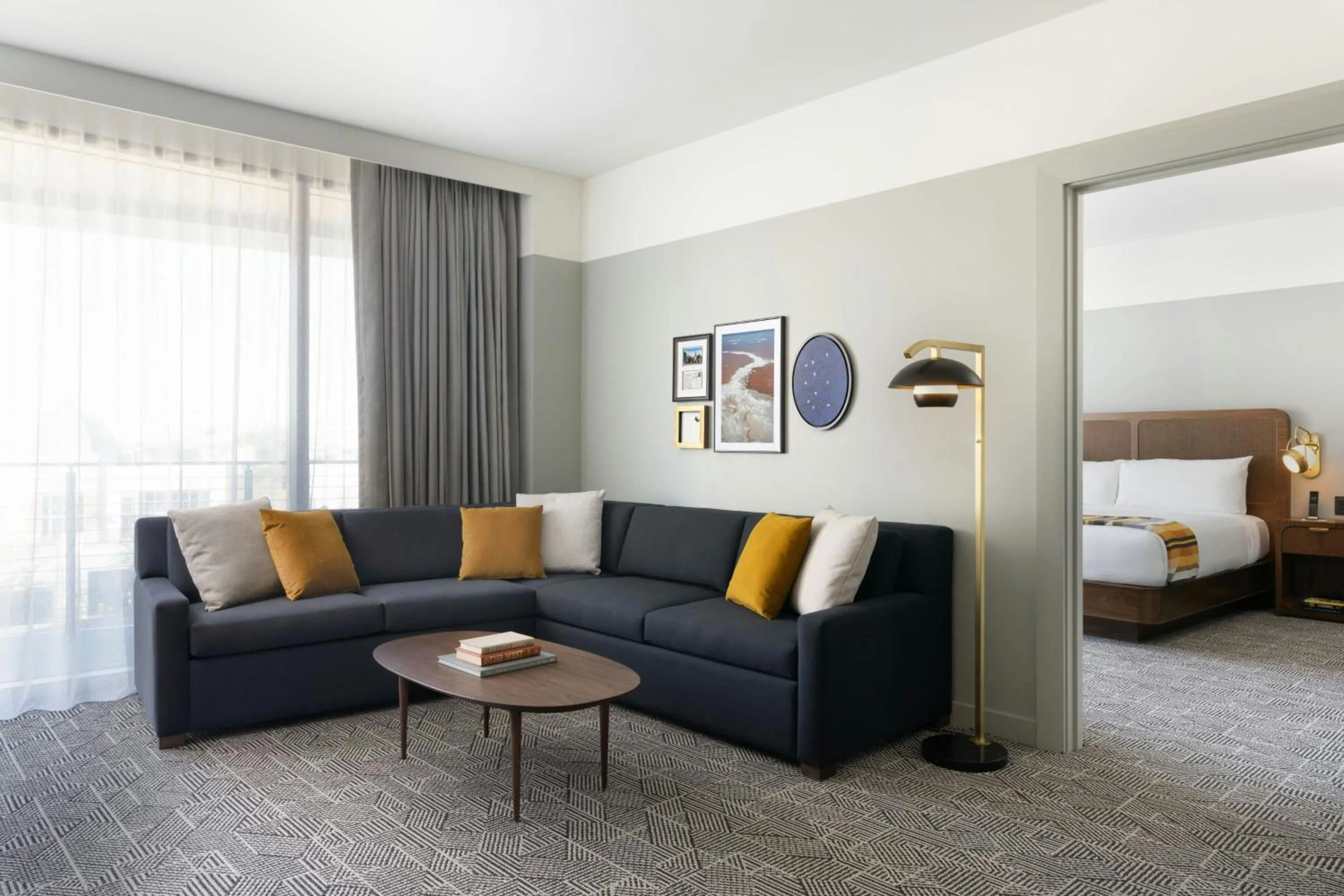 Living room, Bed in Asher Adams, Autograph Collection