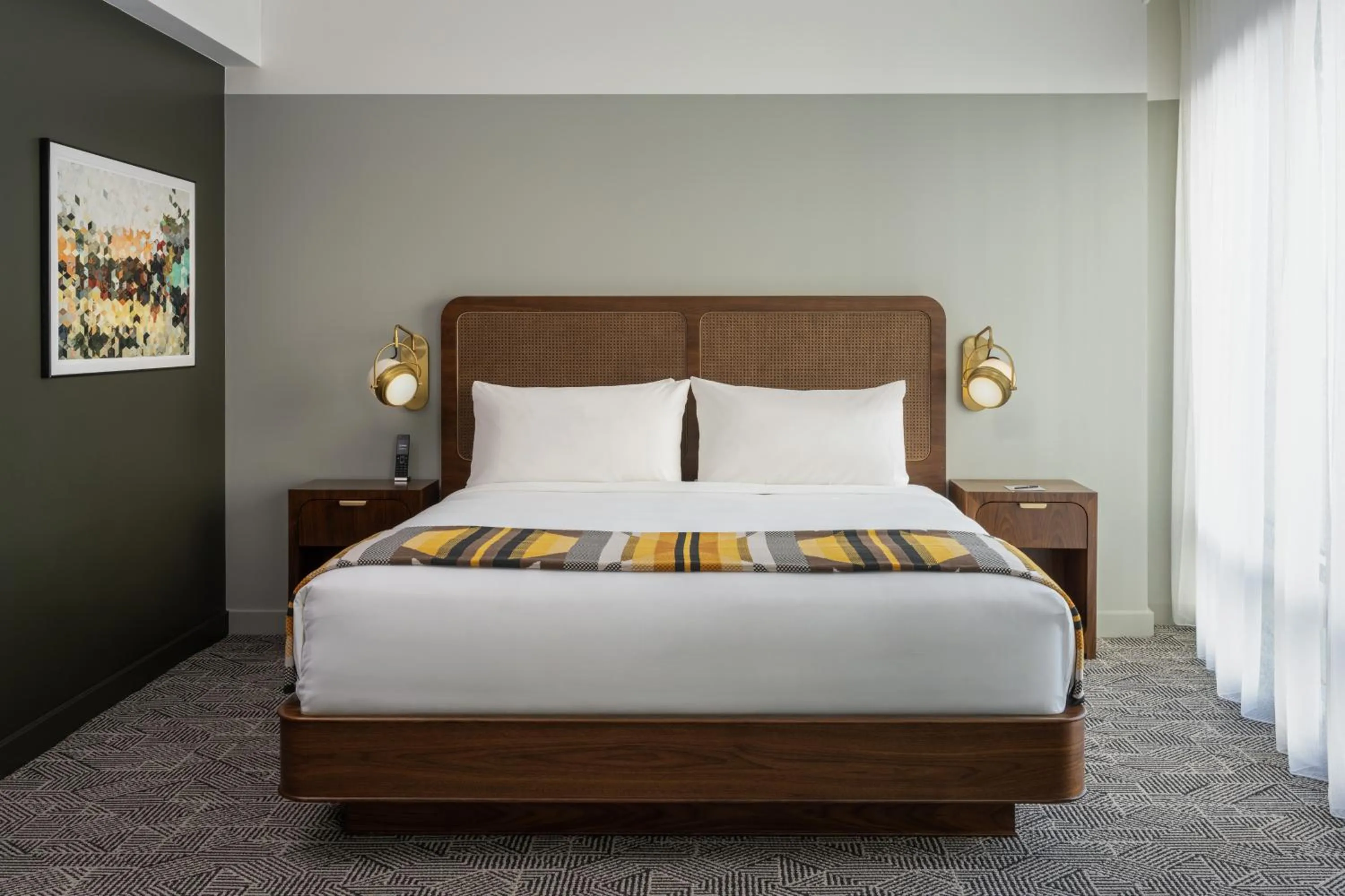 Bed in Asher Adams, Autograph Collection