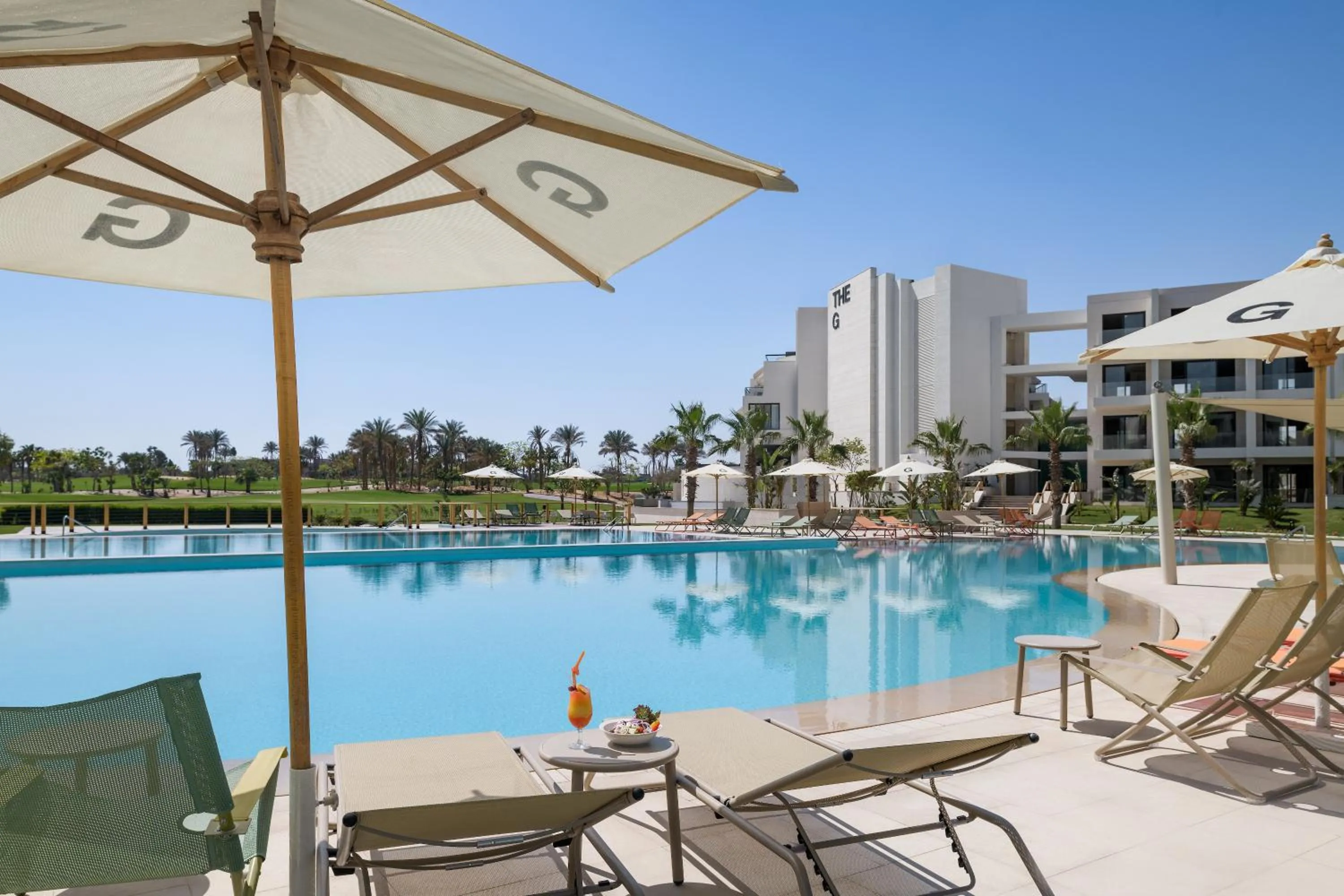 Pool view in The G Einbay Golf Resort