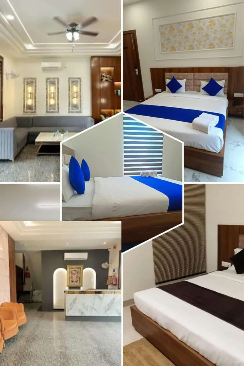 Photo of the whole room, Bed in Hotel Shrinath Palace