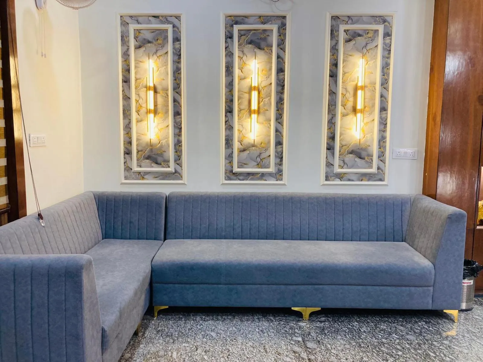 Seating area in Hotel Shrinath Palace