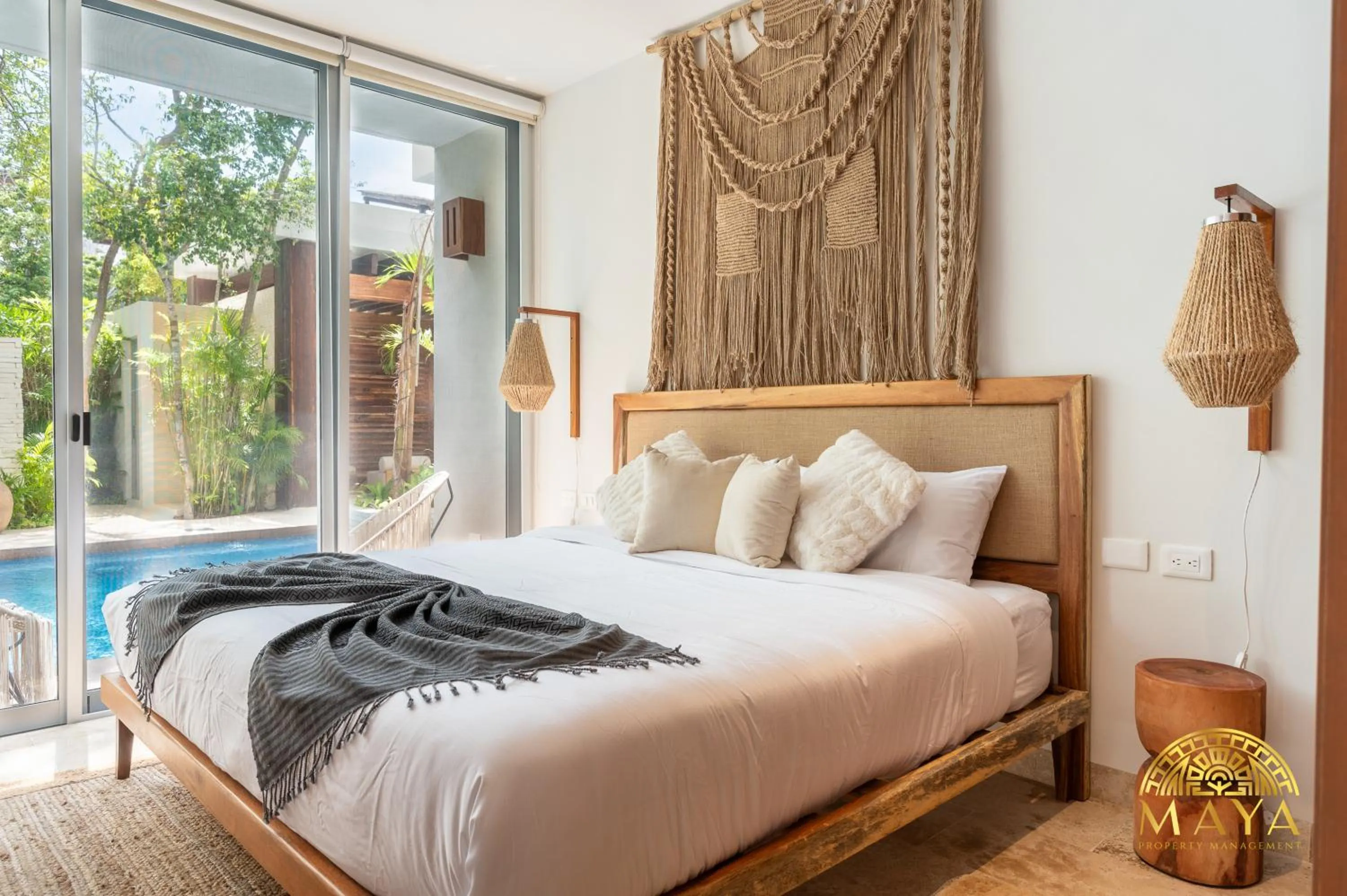 Photo of the whole room, Bed in Nhoa Tulum Aparthotel by Maya PM