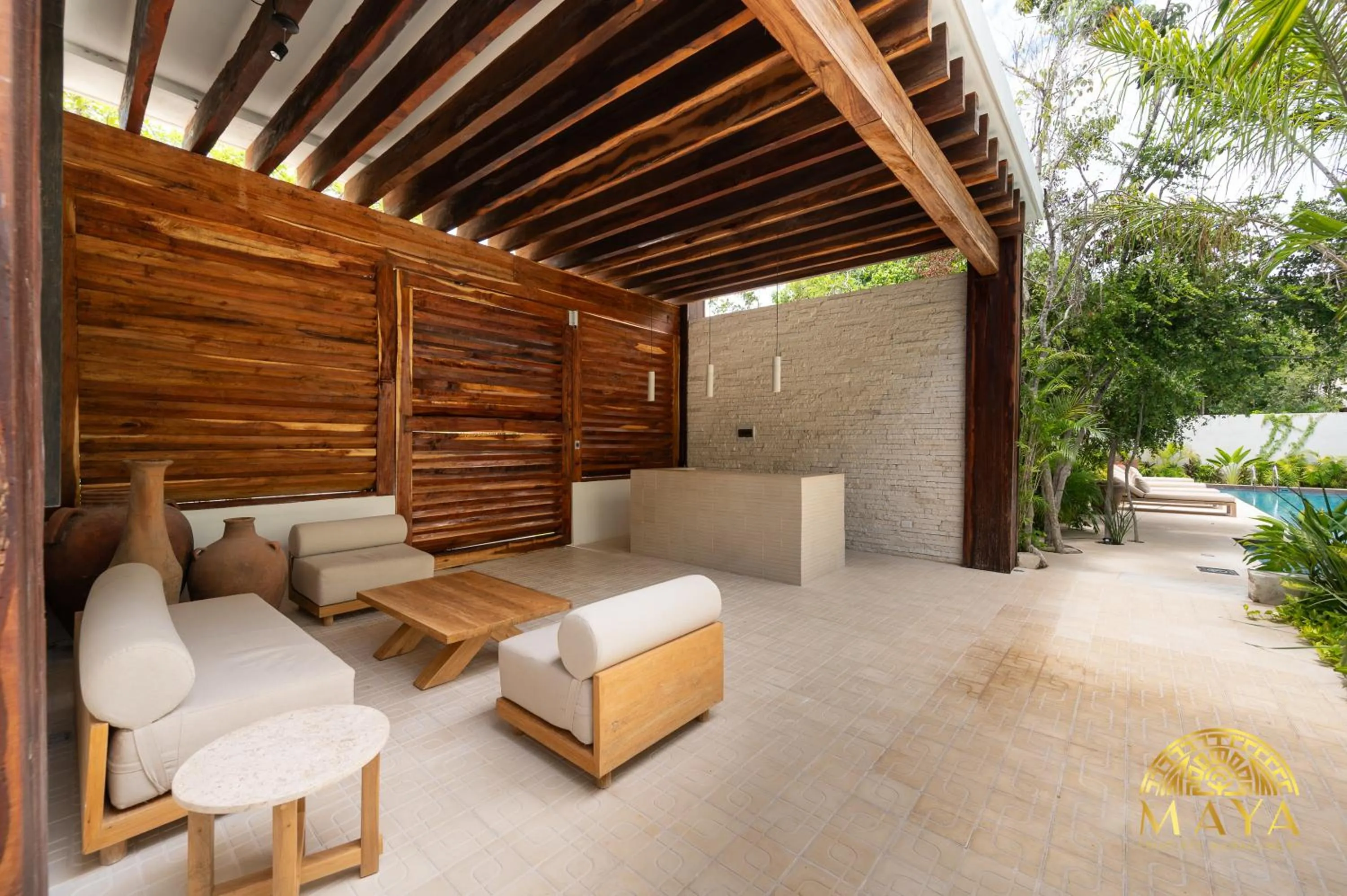 Solarium in Nhoa Tulum Aparthotel by Maya PM