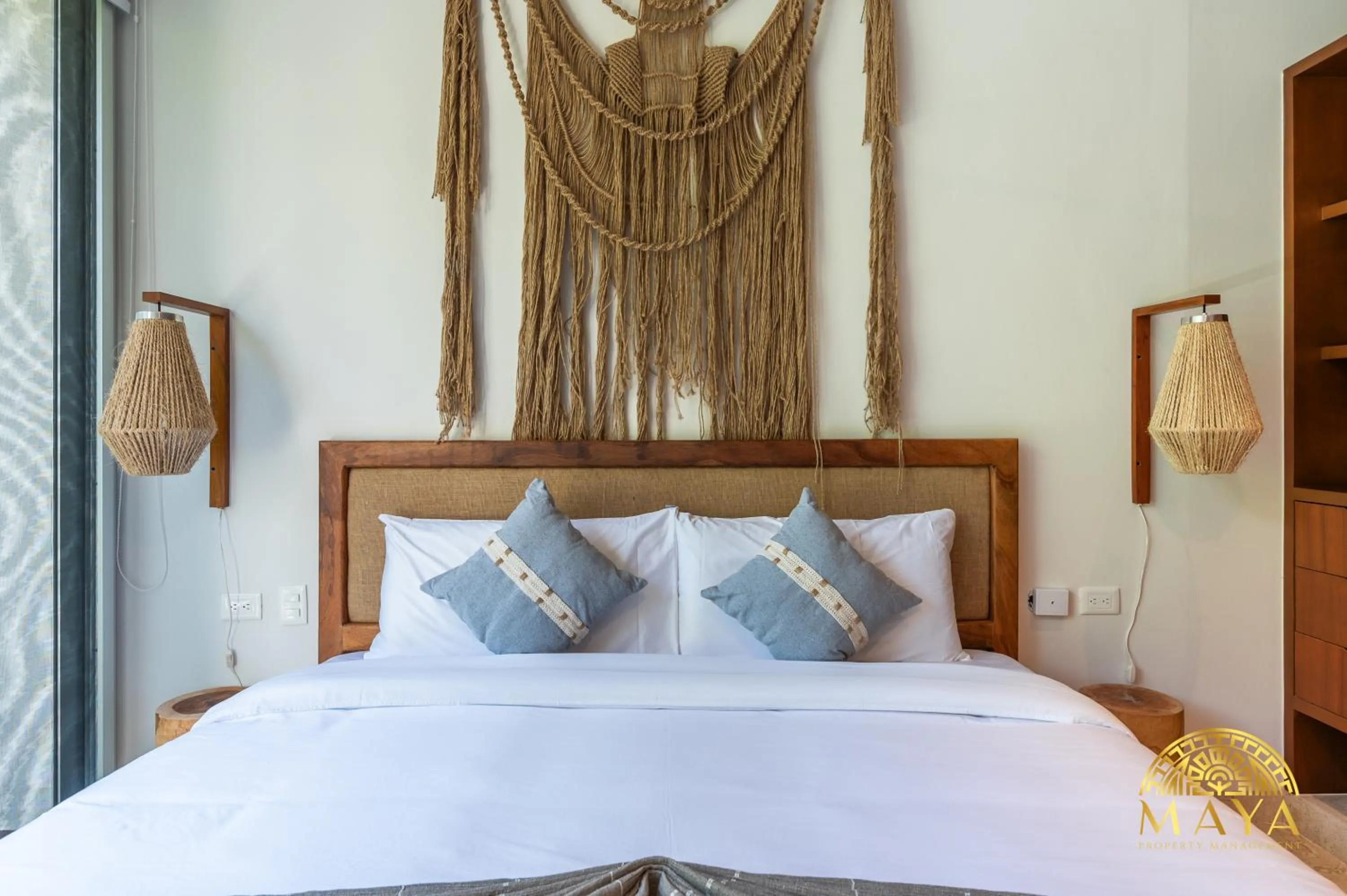 Bed in Nhoa Tulum Aparthotel by Maya PM
