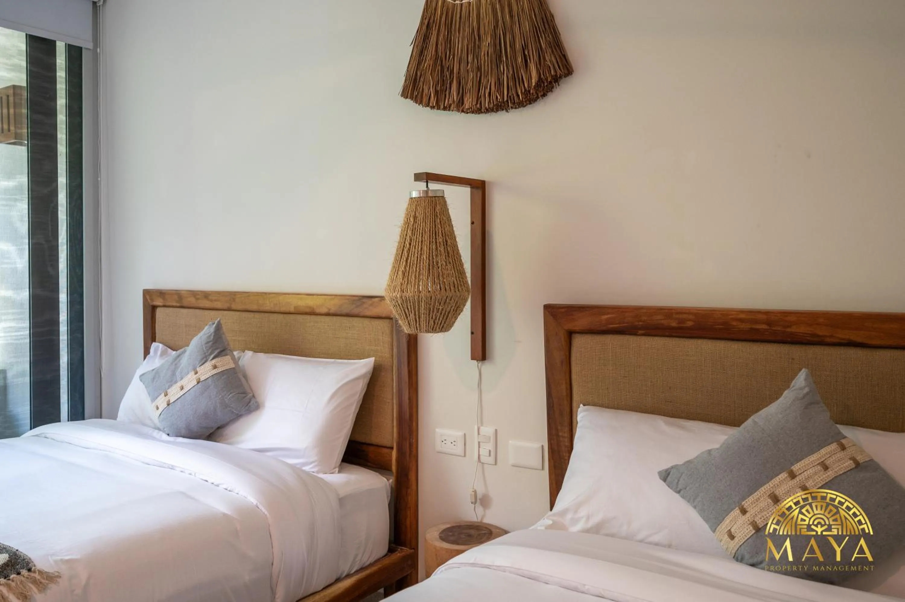 Bed in Nhoa Tulum Aparthotel by Maya PM