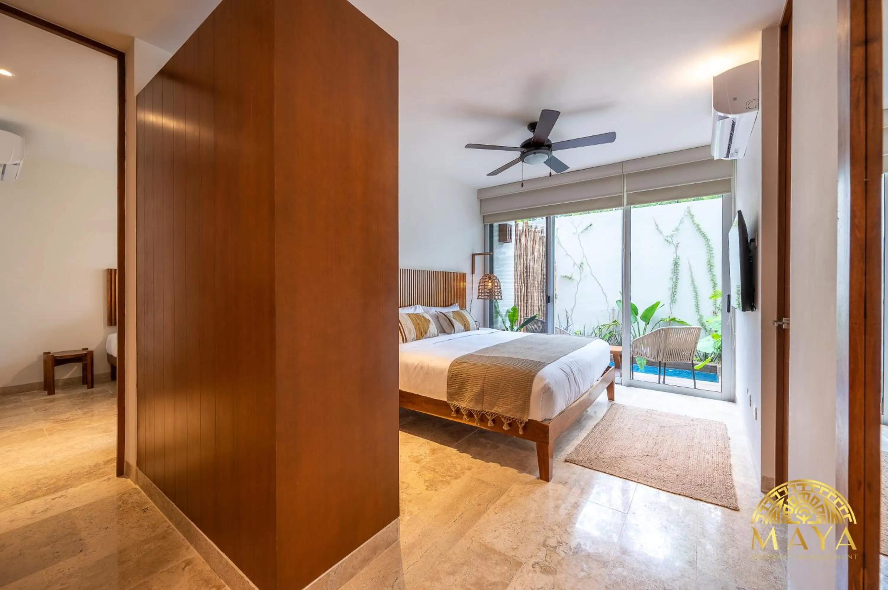 Bed in Nhoa Tulum Aparthotel by Maya PM