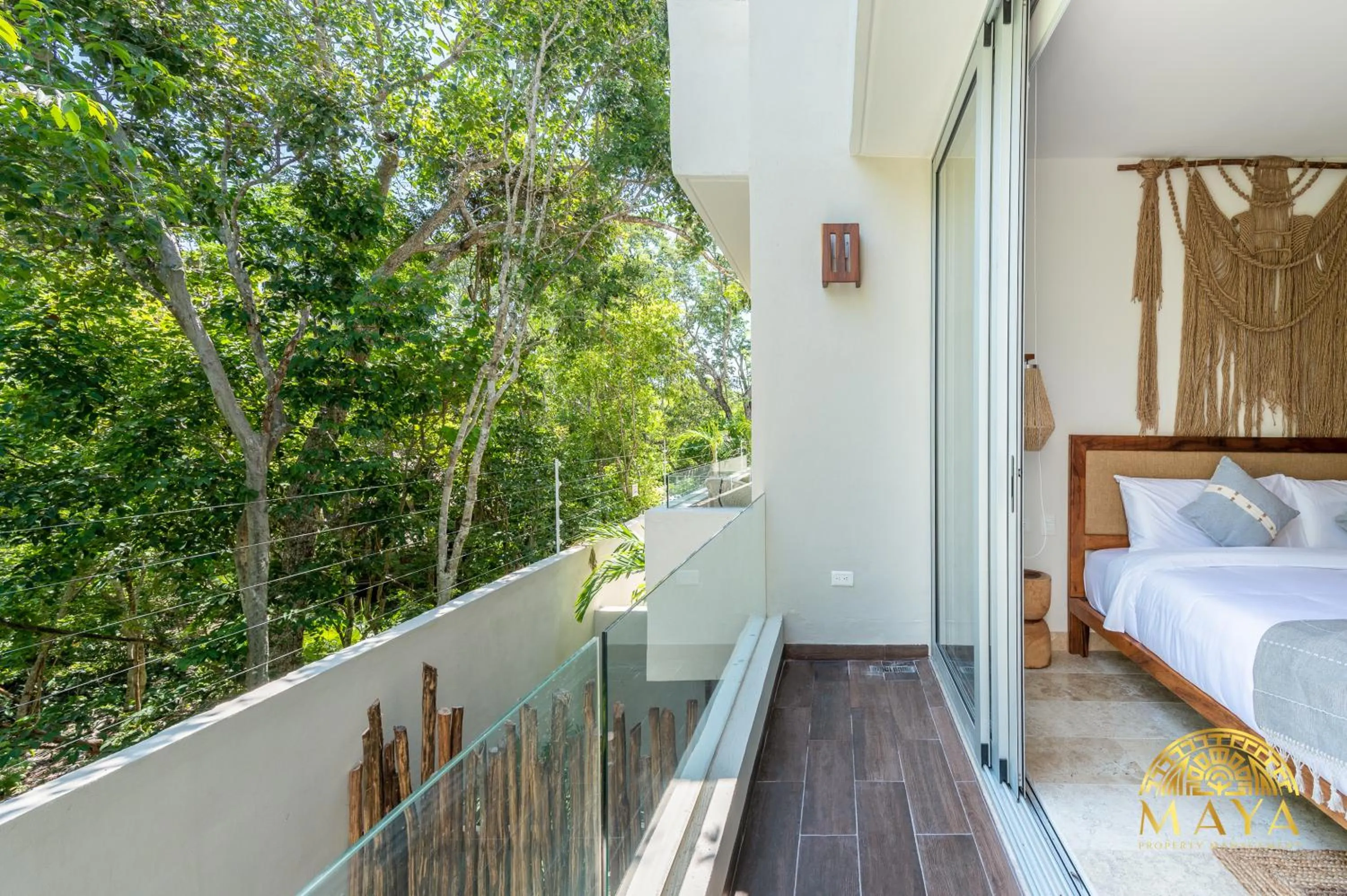 Bed in Nhoa Tulum Aparthotel by Maya PM