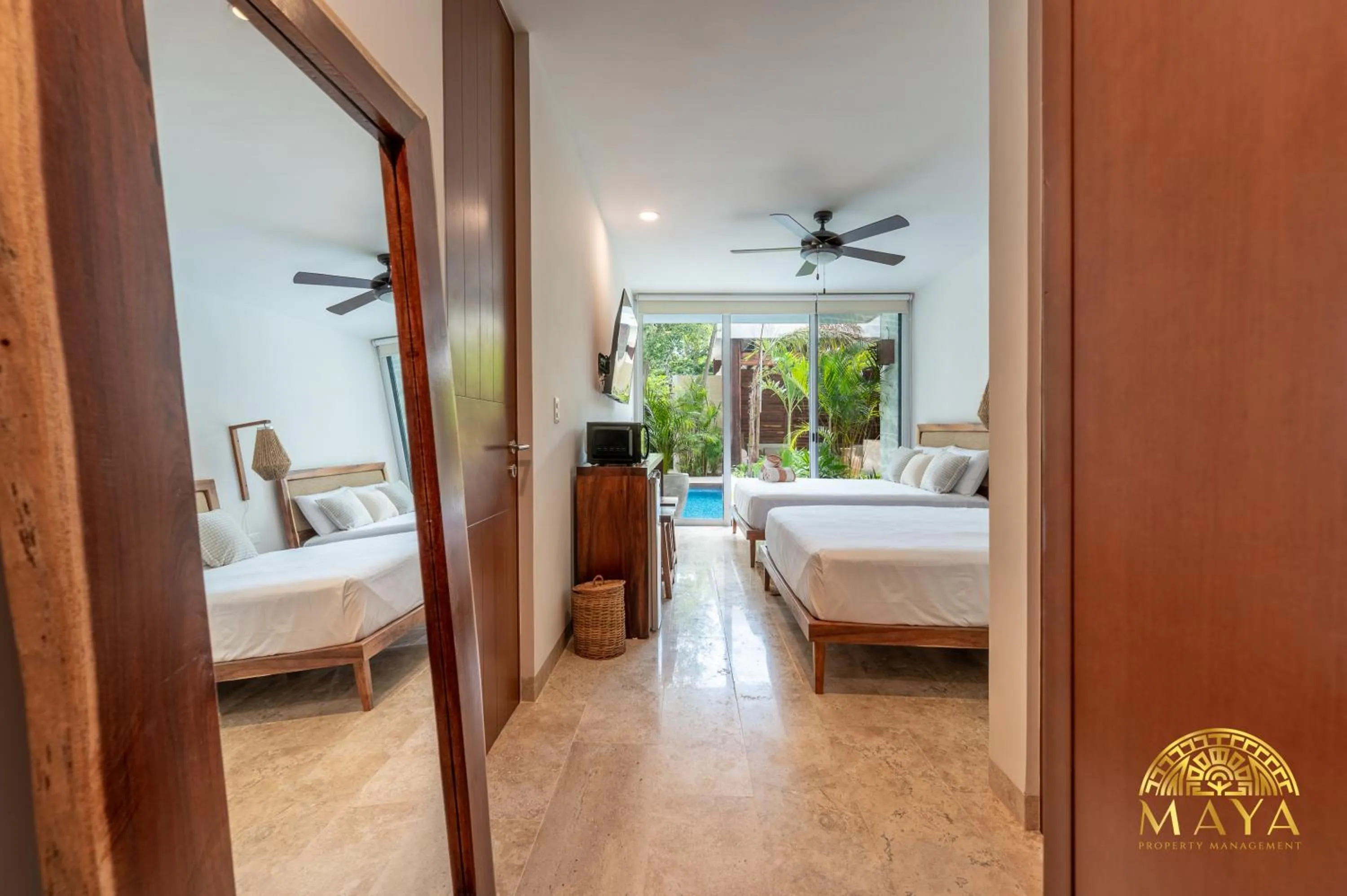 Bed in Nhoa Tulum Aparthotel by Maya PM