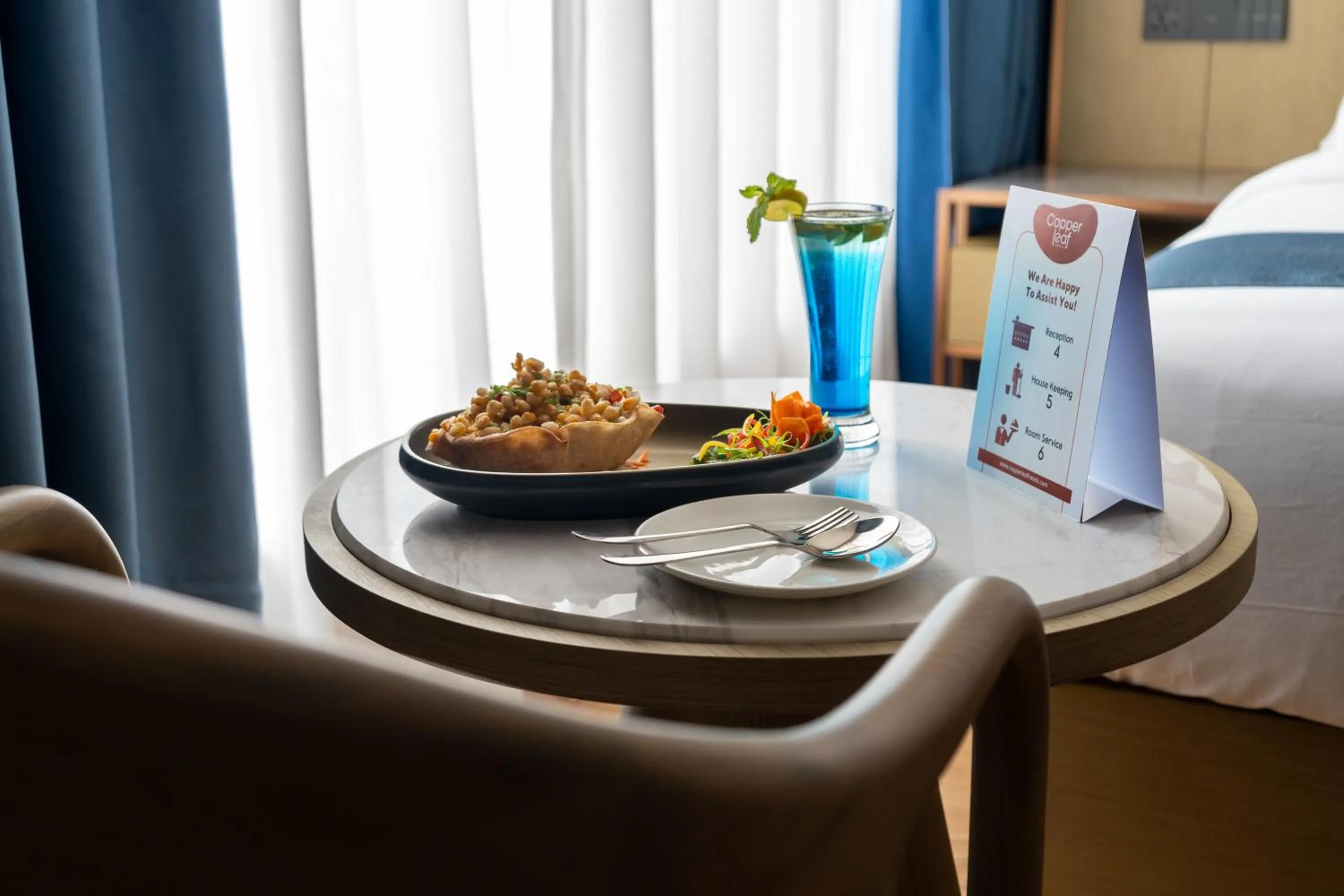 room service, Bed in Copper Leaf Hotels, Tirunelveli