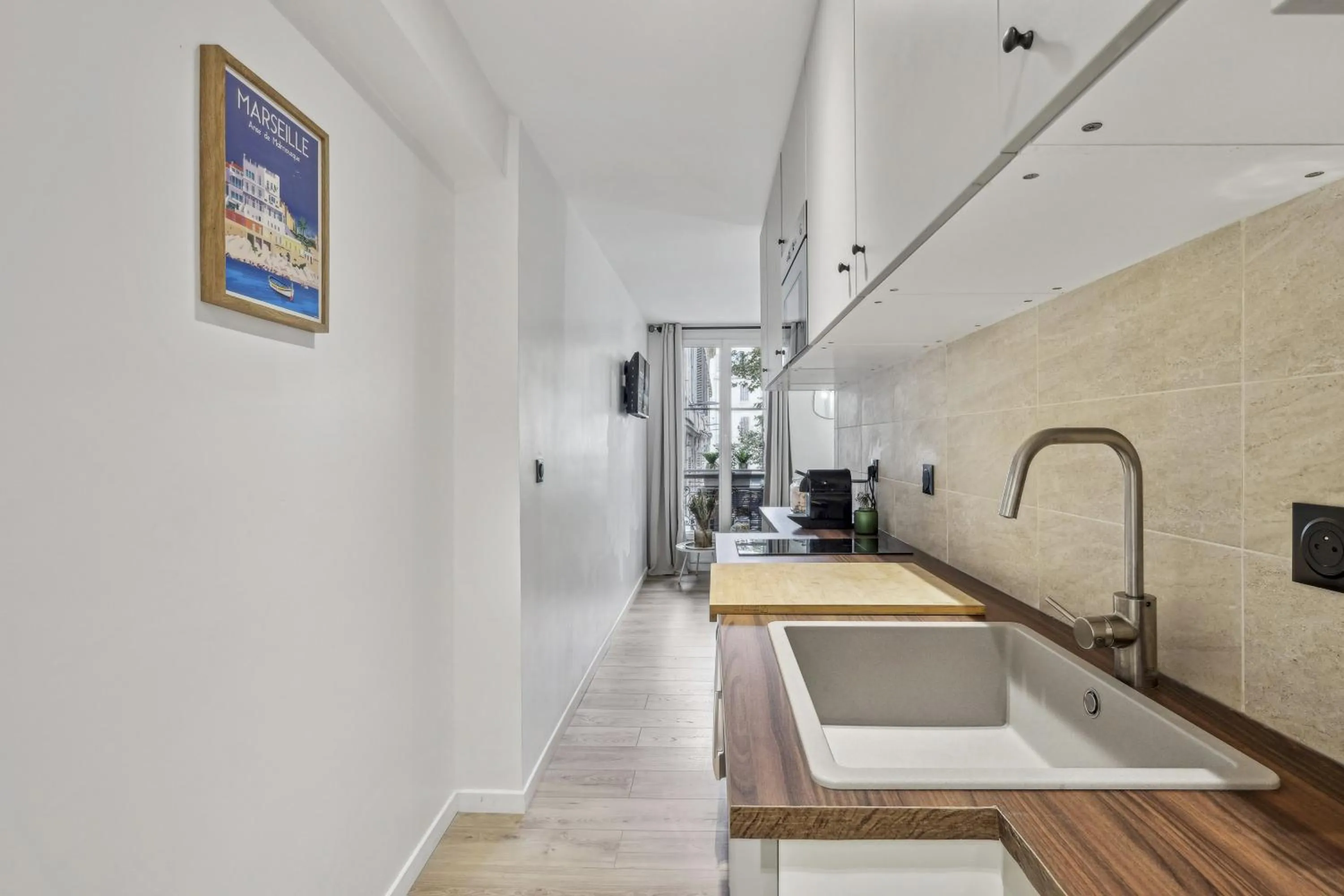 Kitchen or kitchenette in Rivages du Vieux Port