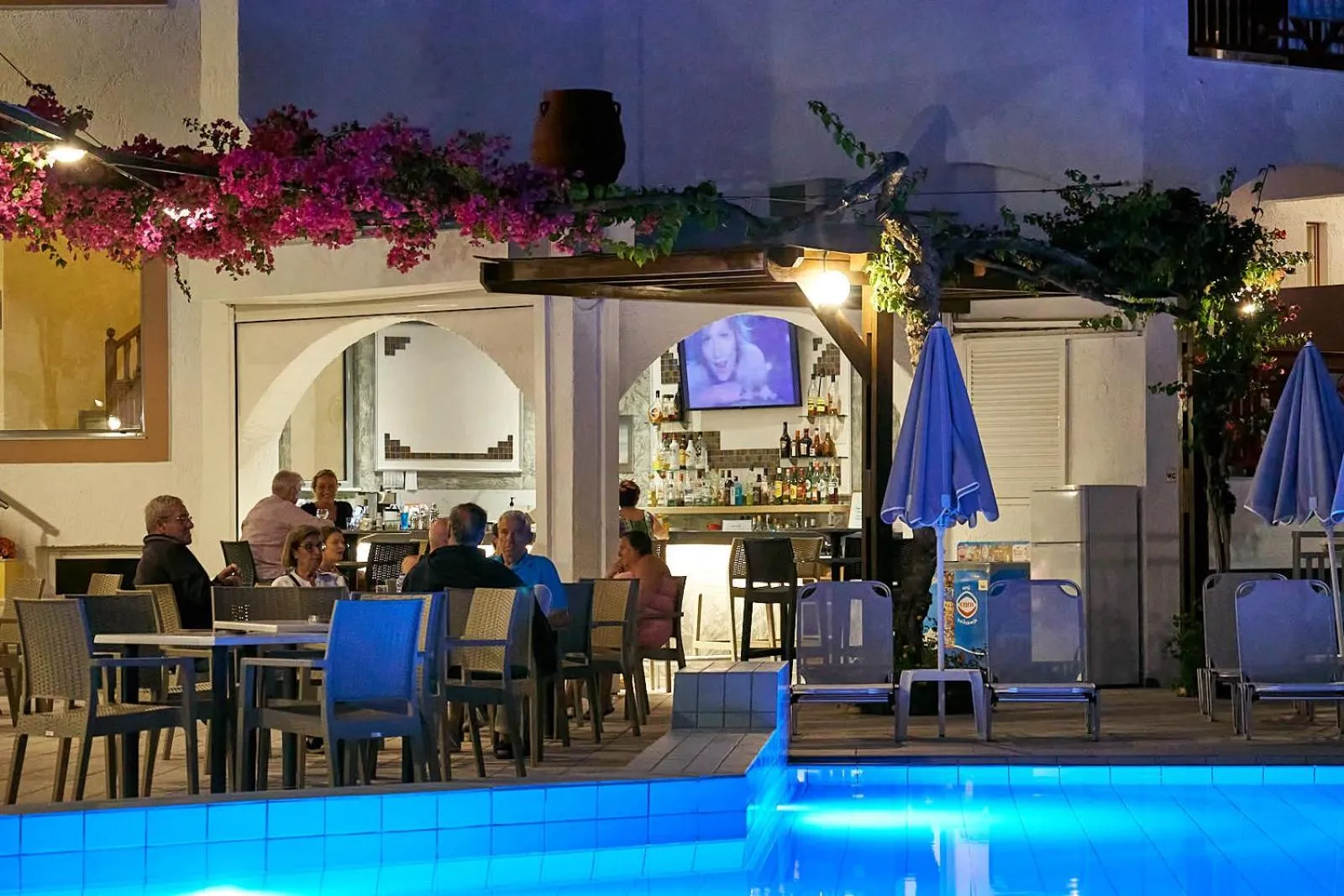 Pool view in Apollon Hotel Apartments