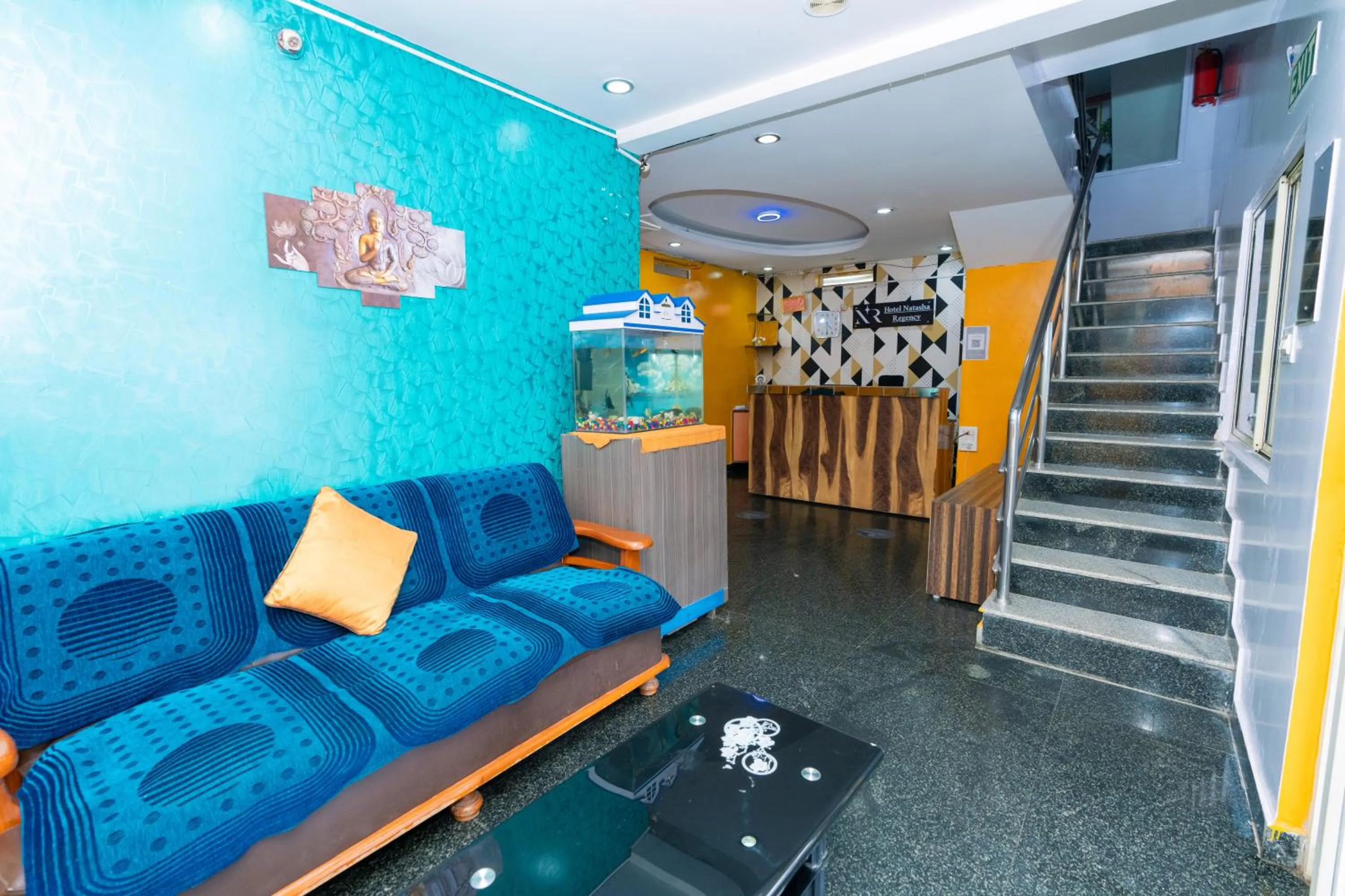 Seating area in Hotel Natasha Regency Bangalore Airport