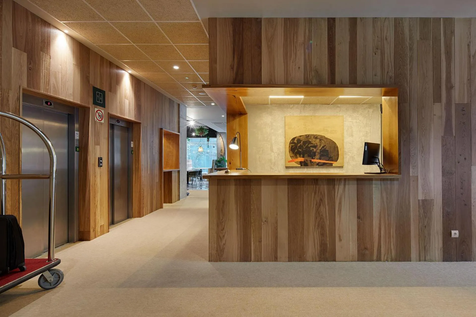 Lobby or reception in Hotel Sukha