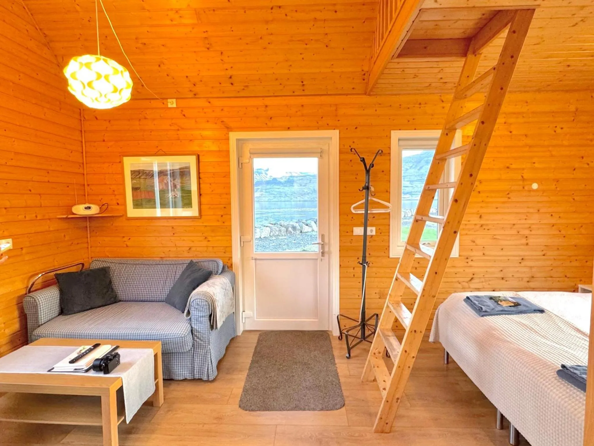 Living room, Bed in Mjoeyri Travel Holiday Homes