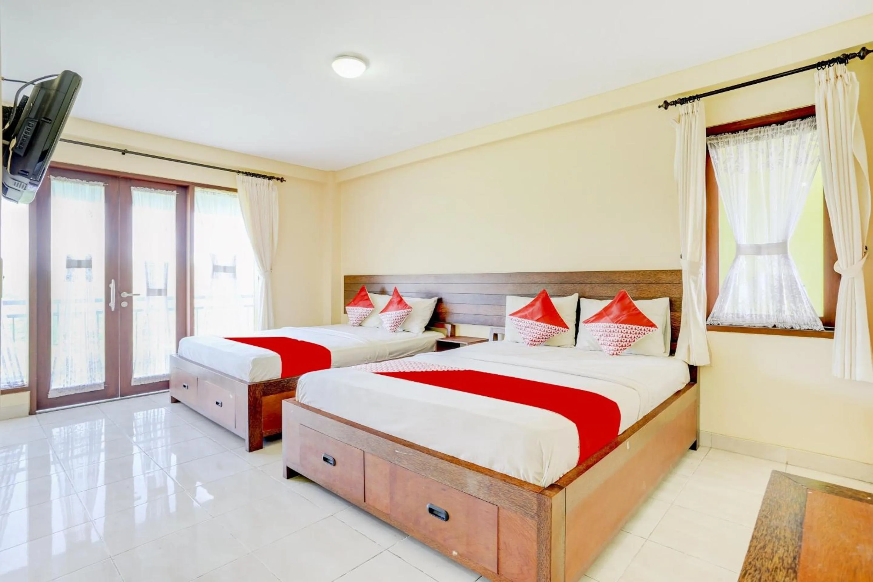 Bedroom in Hotel O Damai