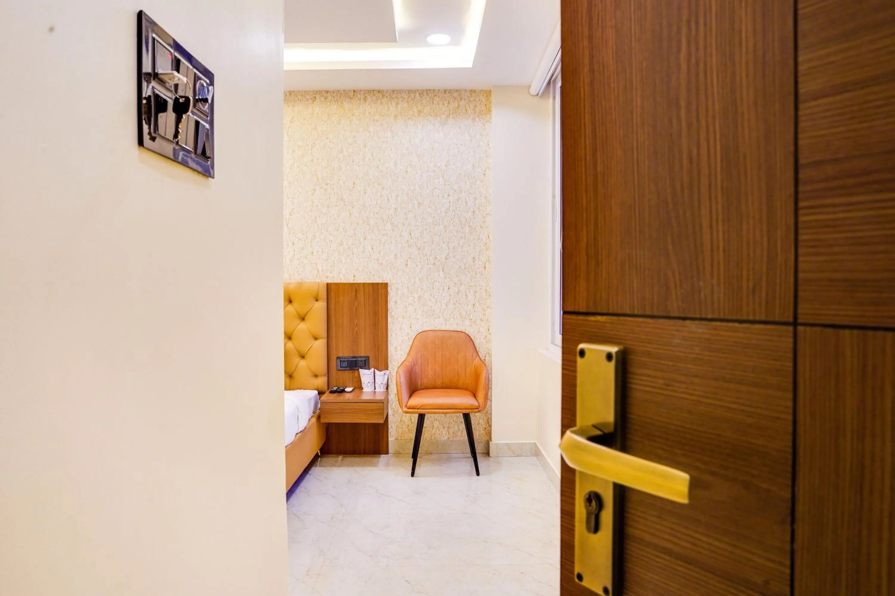 Bedroom in HOTEL O ANJANEY PALACE