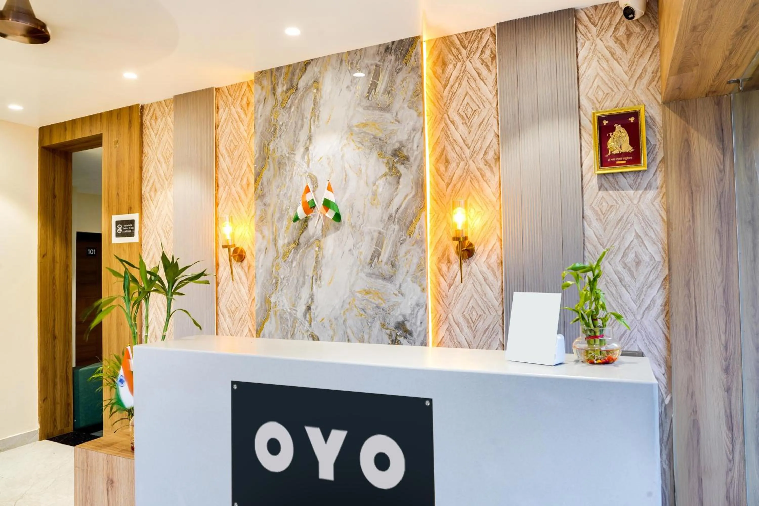 Lobby or reception in HOTEL O ANJANEY PALACE