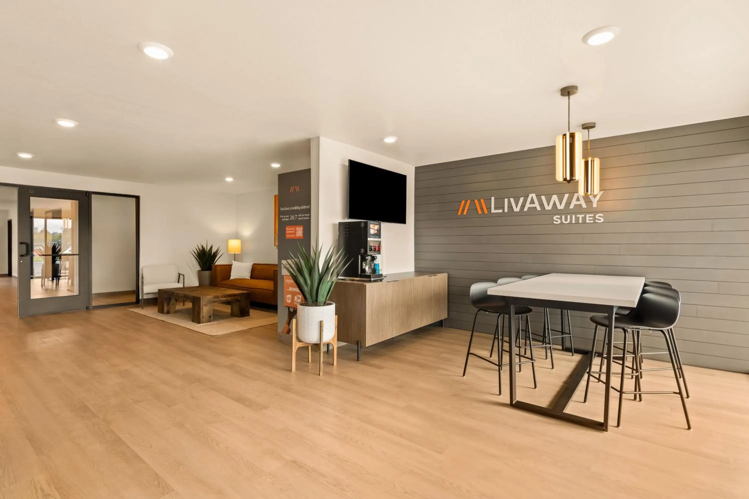 Lobby or reception in LivAway Suites Nashville-Smyrna