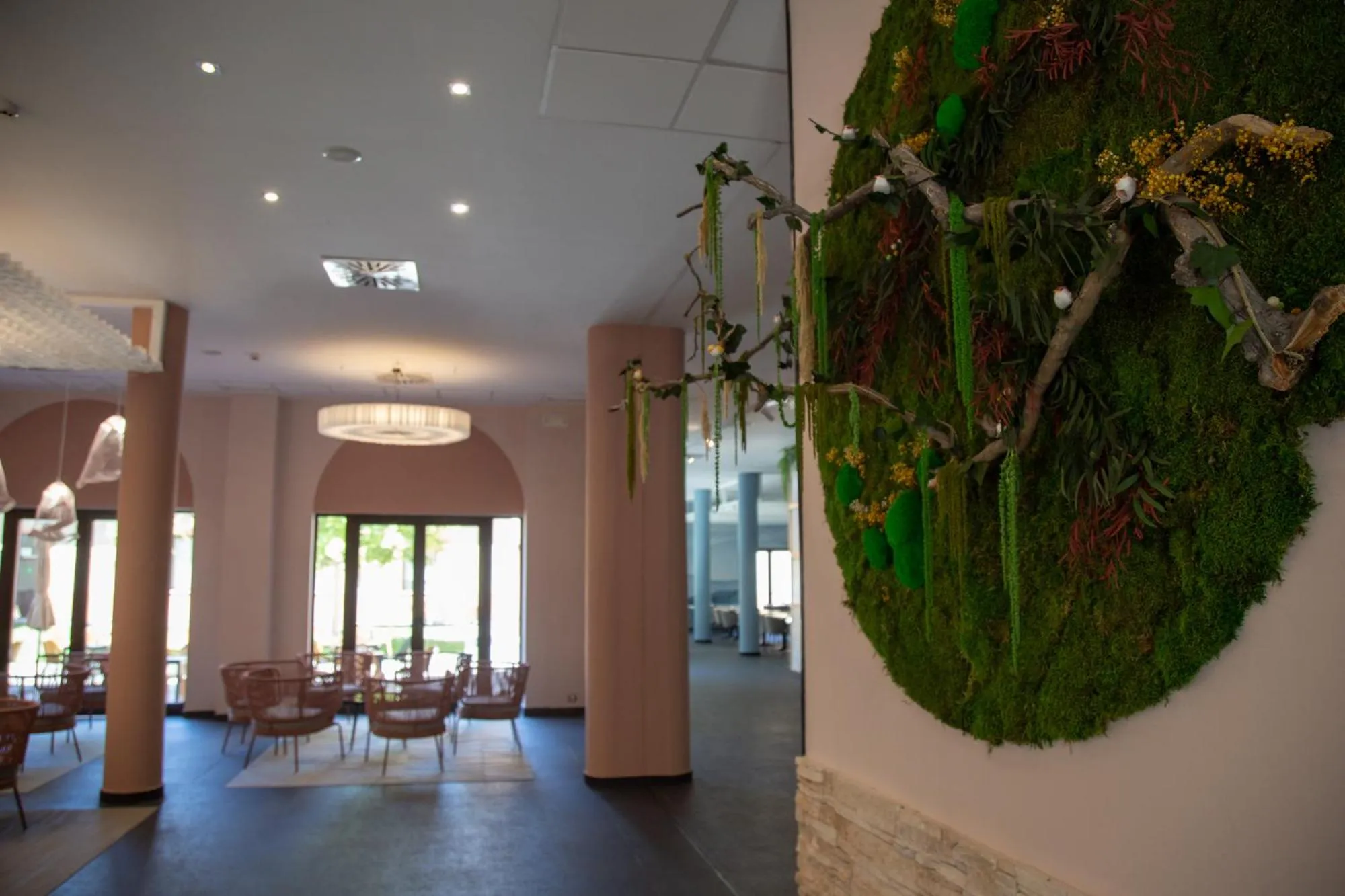 Lobby or reception in Hotel Real Balneario Carlos III