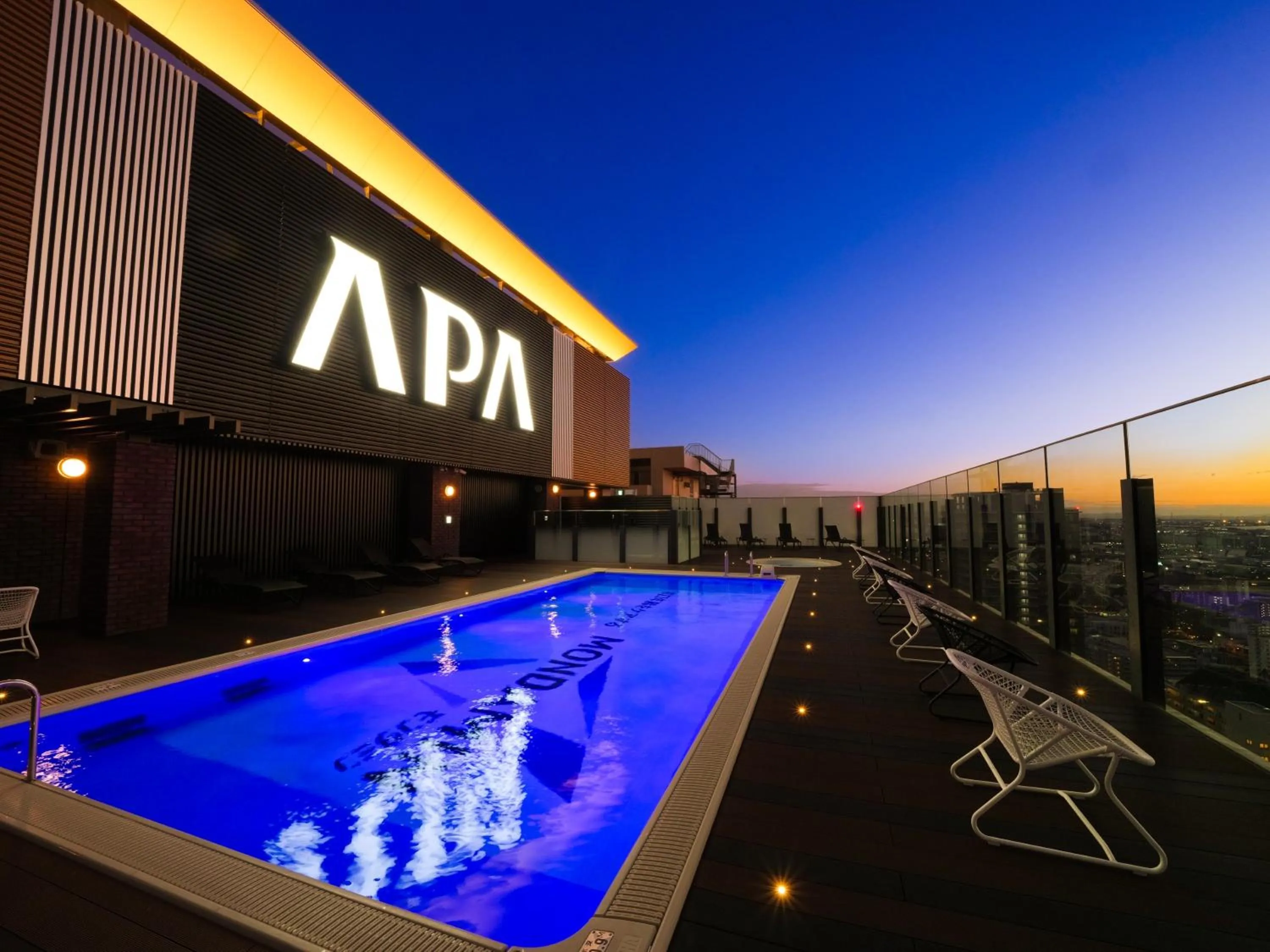 Balcony/Terrace in APA Hotel & Resort Osaka Namba Ekimae Tower