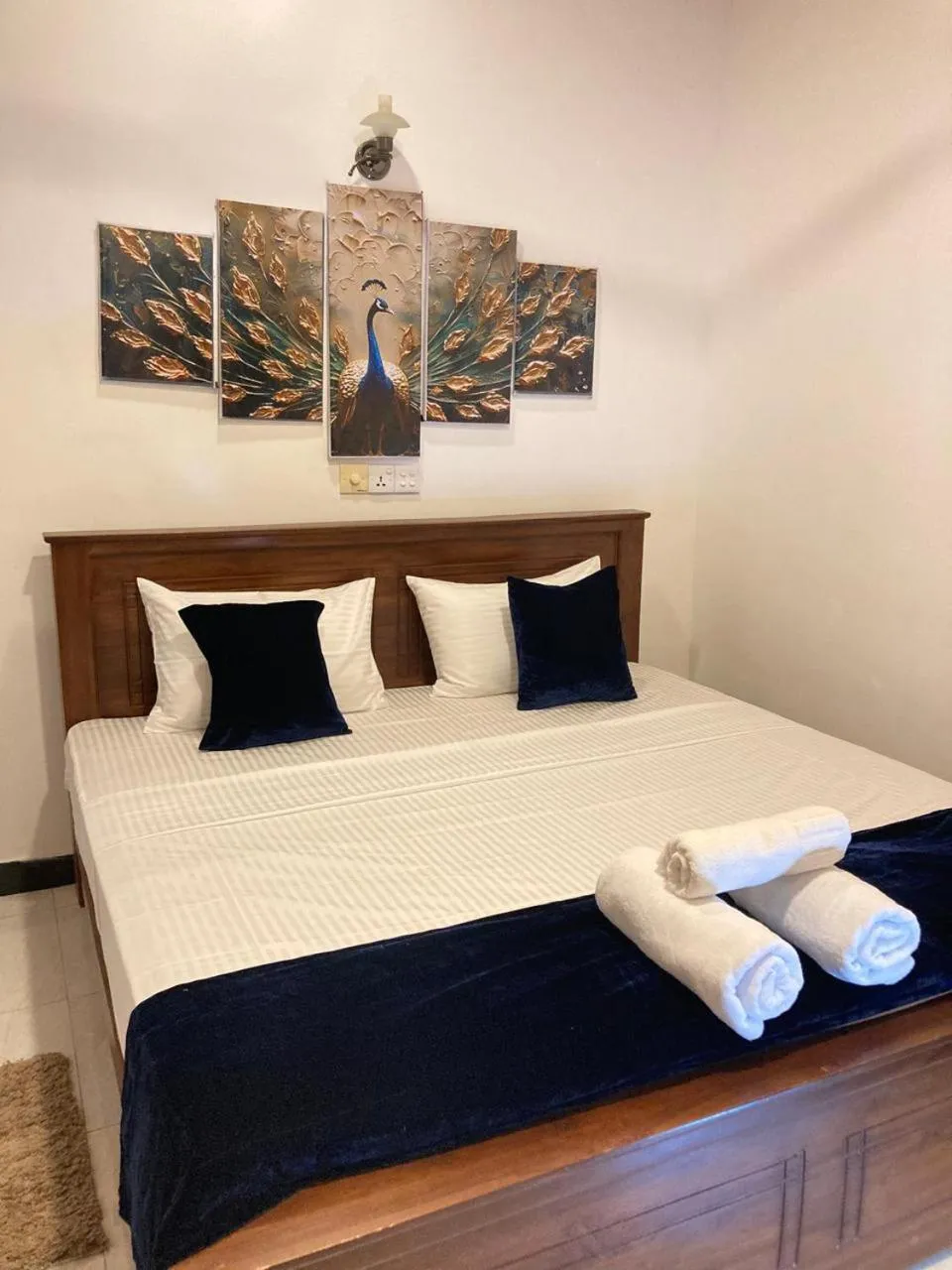 Bed in Ceylon Beach haven Uppuveli