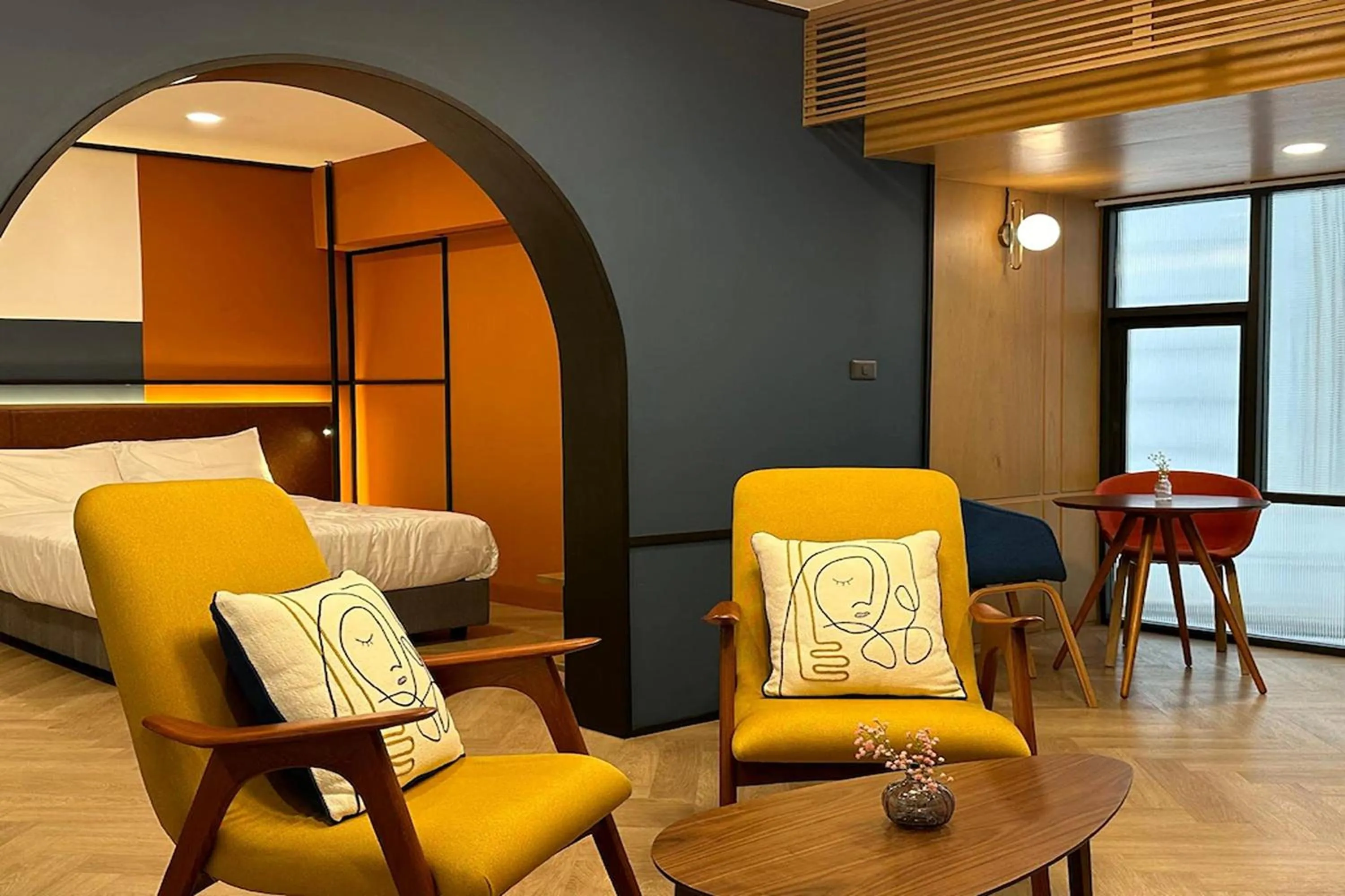 Seating area in Parcel Hotel Bangkok