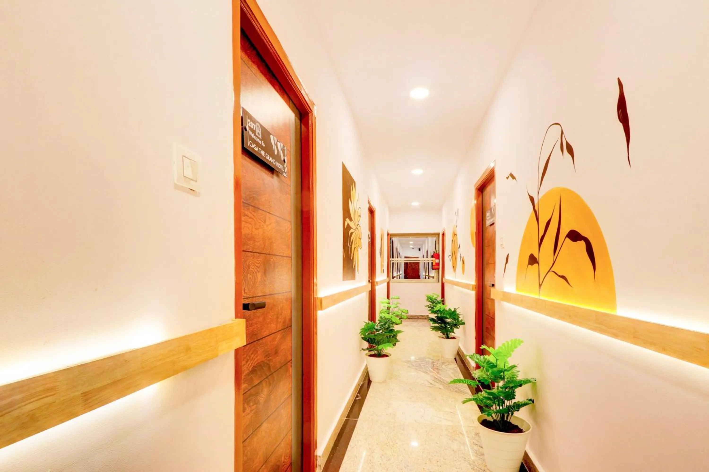 Lobby or reception in Super Townhouse CASA GRAND HIMAYATNAGAR