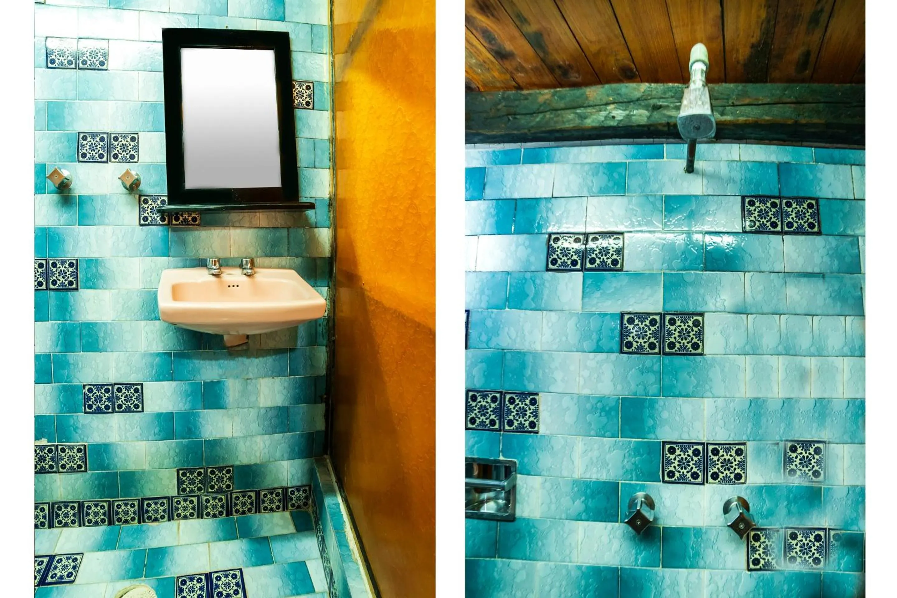 Bathroom in OYO Hotel El Mineral, Tlalpujahua