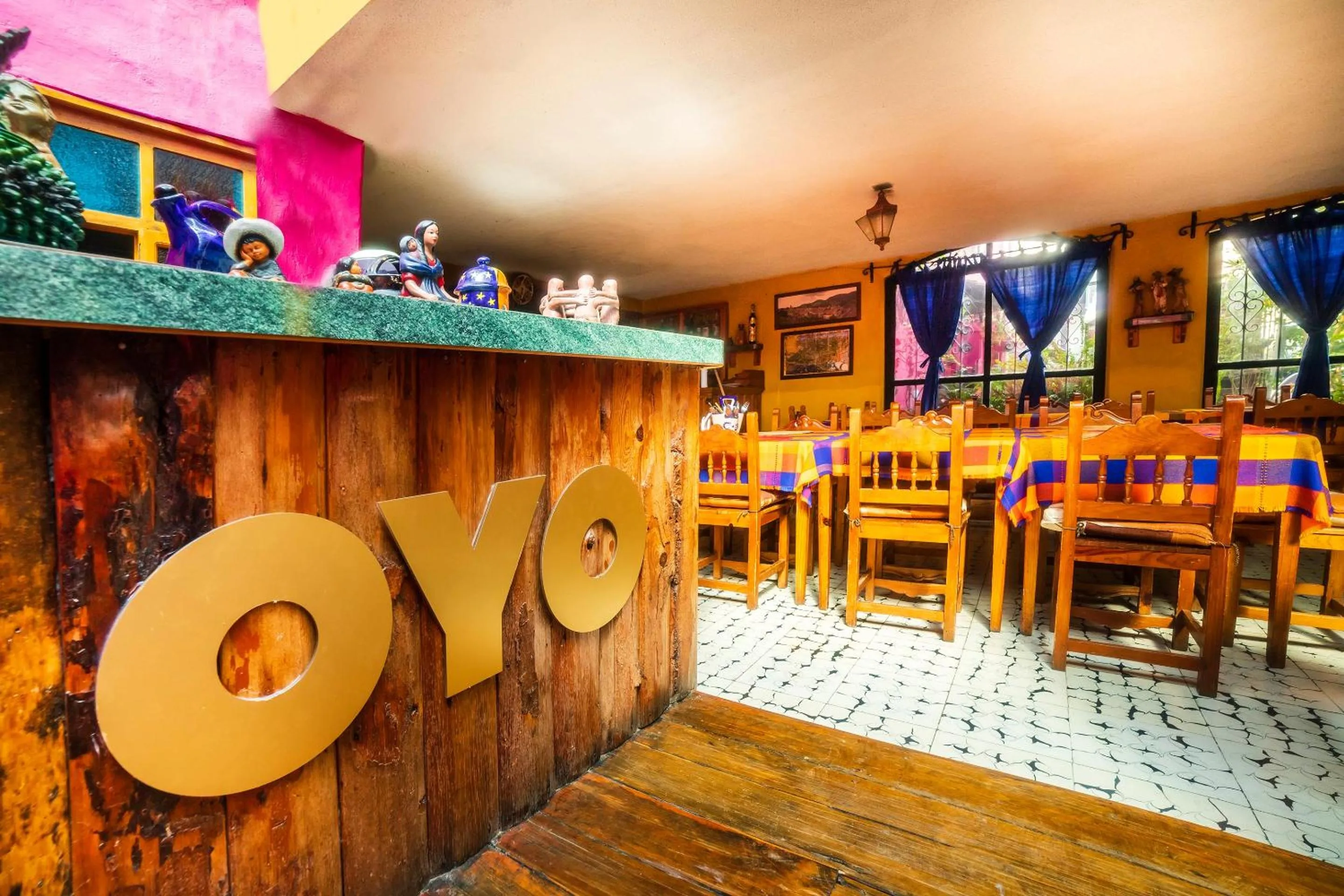 Lobby or reception in OYO Hotel El Mineral, Tlalpujahua