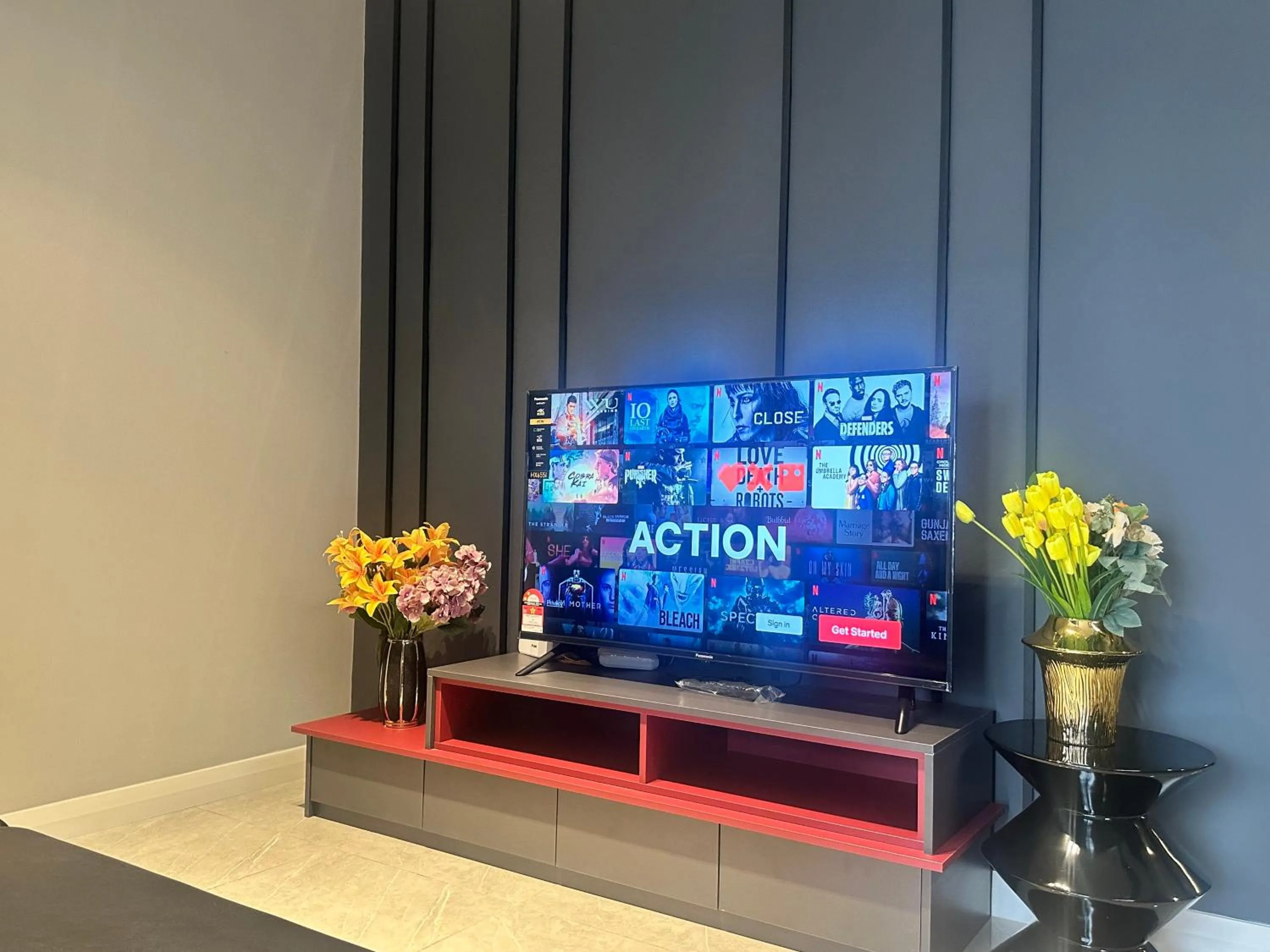 Communal lounge/ TV room in Axon Residence Suites KL