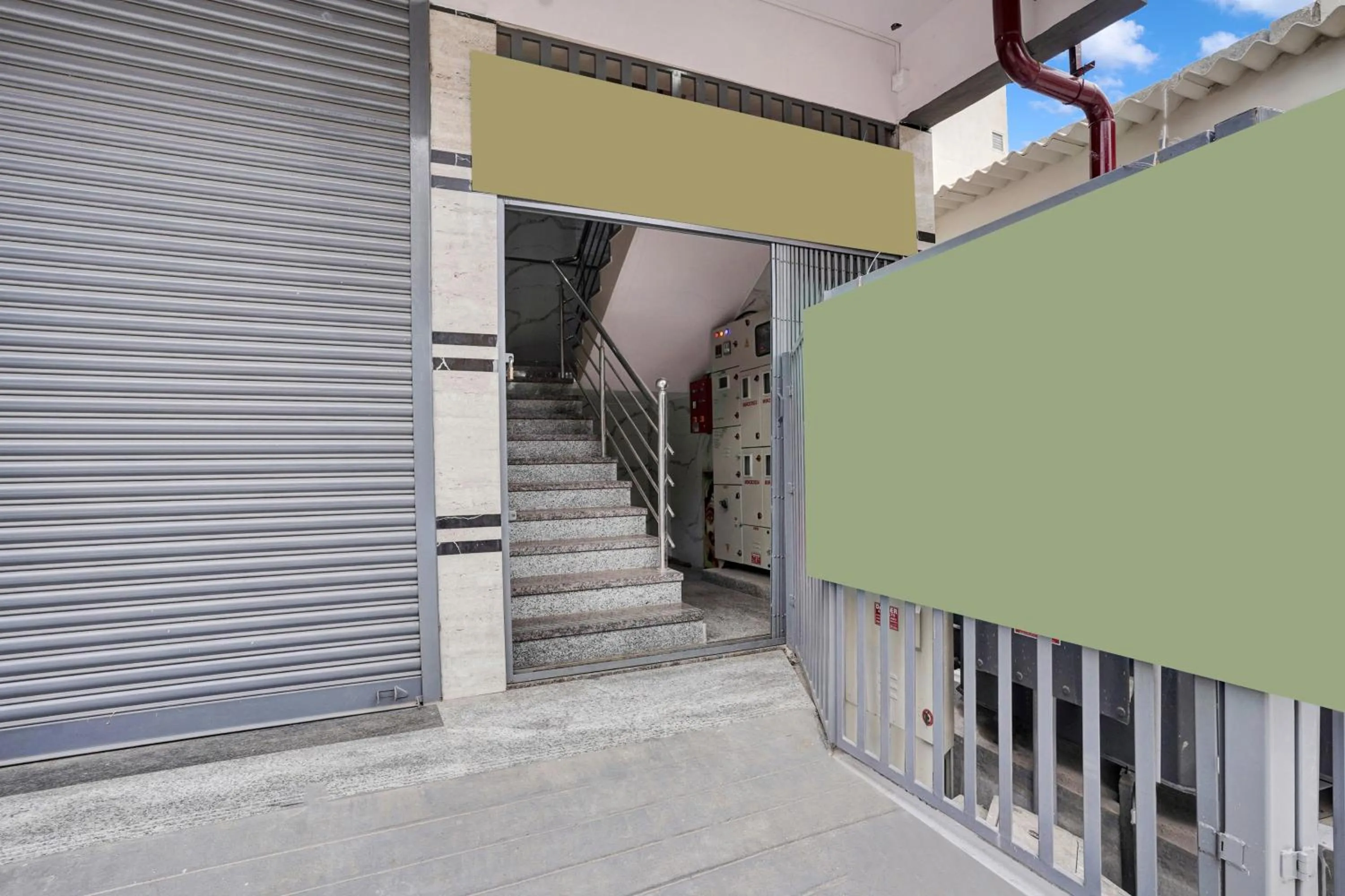 Facade/entrance in Super Collection O Peenya 2nd stage Formerly the JK Grand