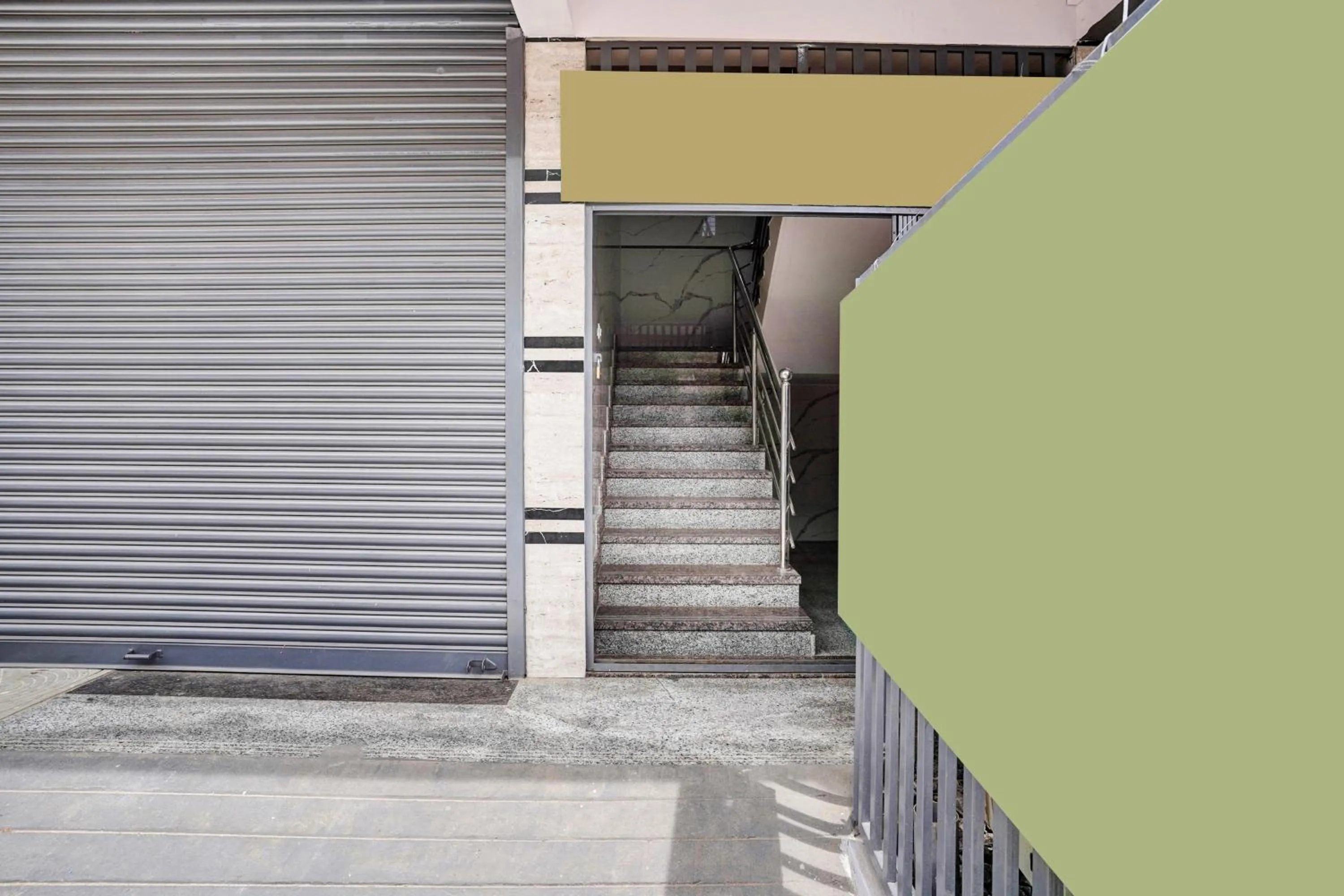 Facade/entrance in Super Collection O Peenya 2nd stage Formerly the JK Grand