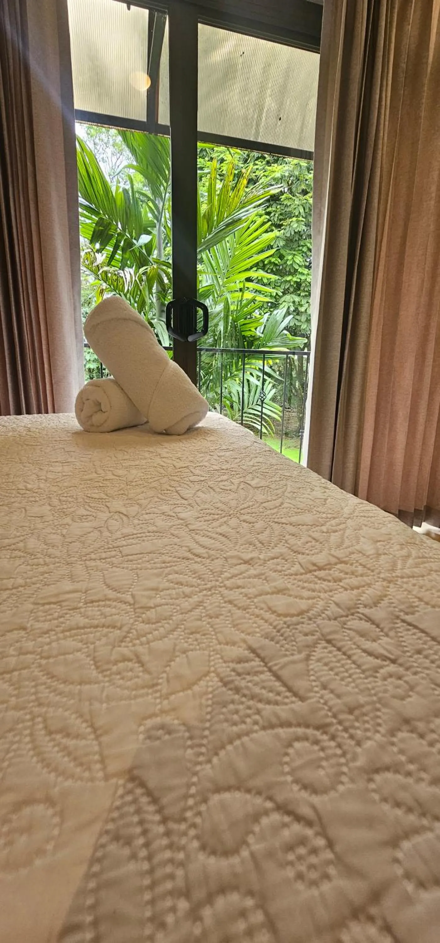 Bed in Cabañas Green House