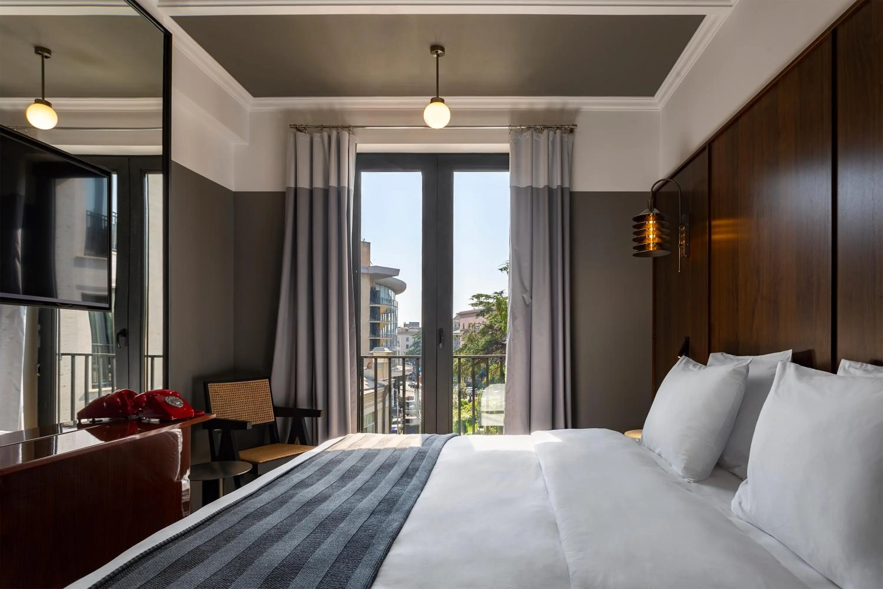 Bedroom, Bed in Hotel Afisha