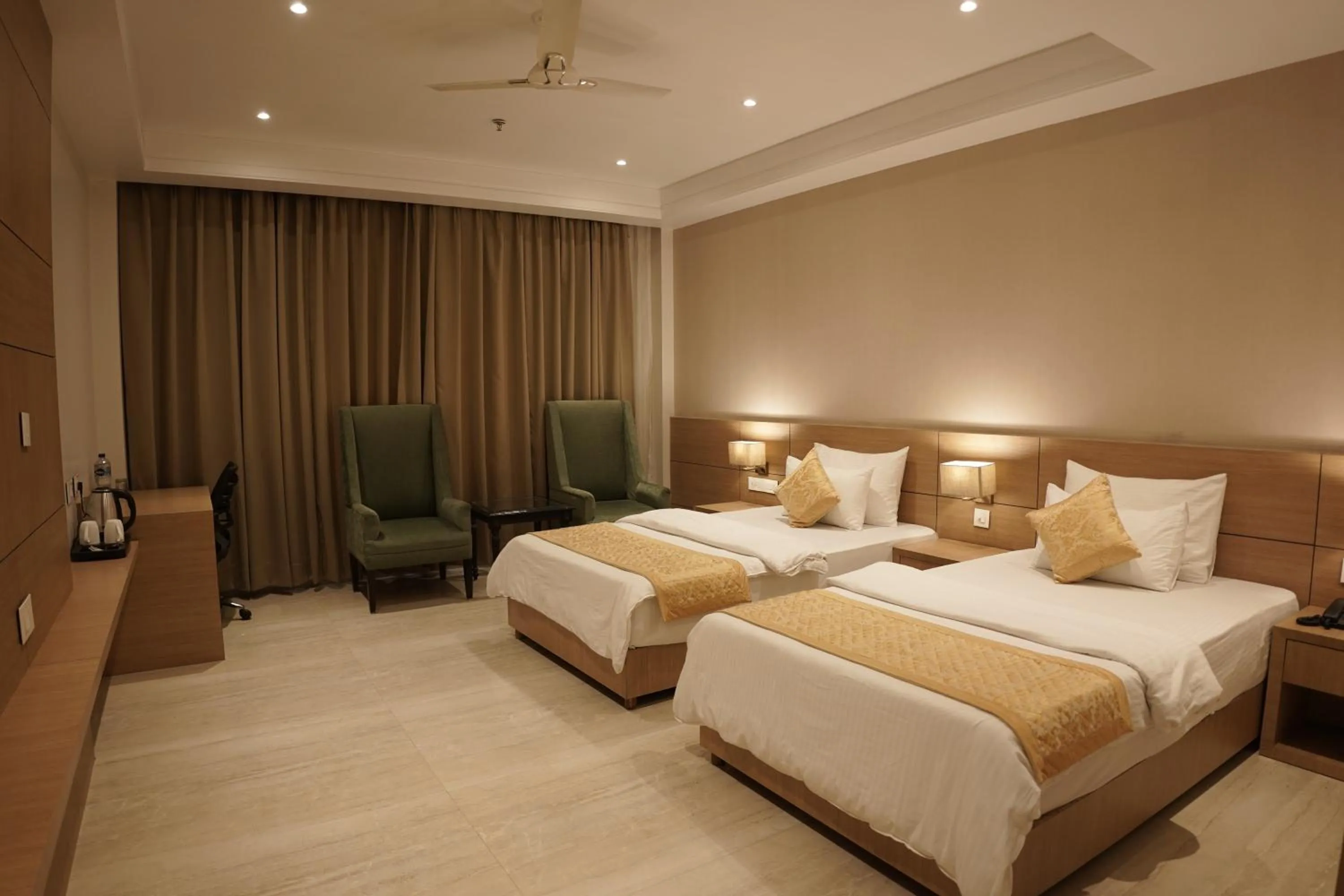 Bed in Sagar Resort