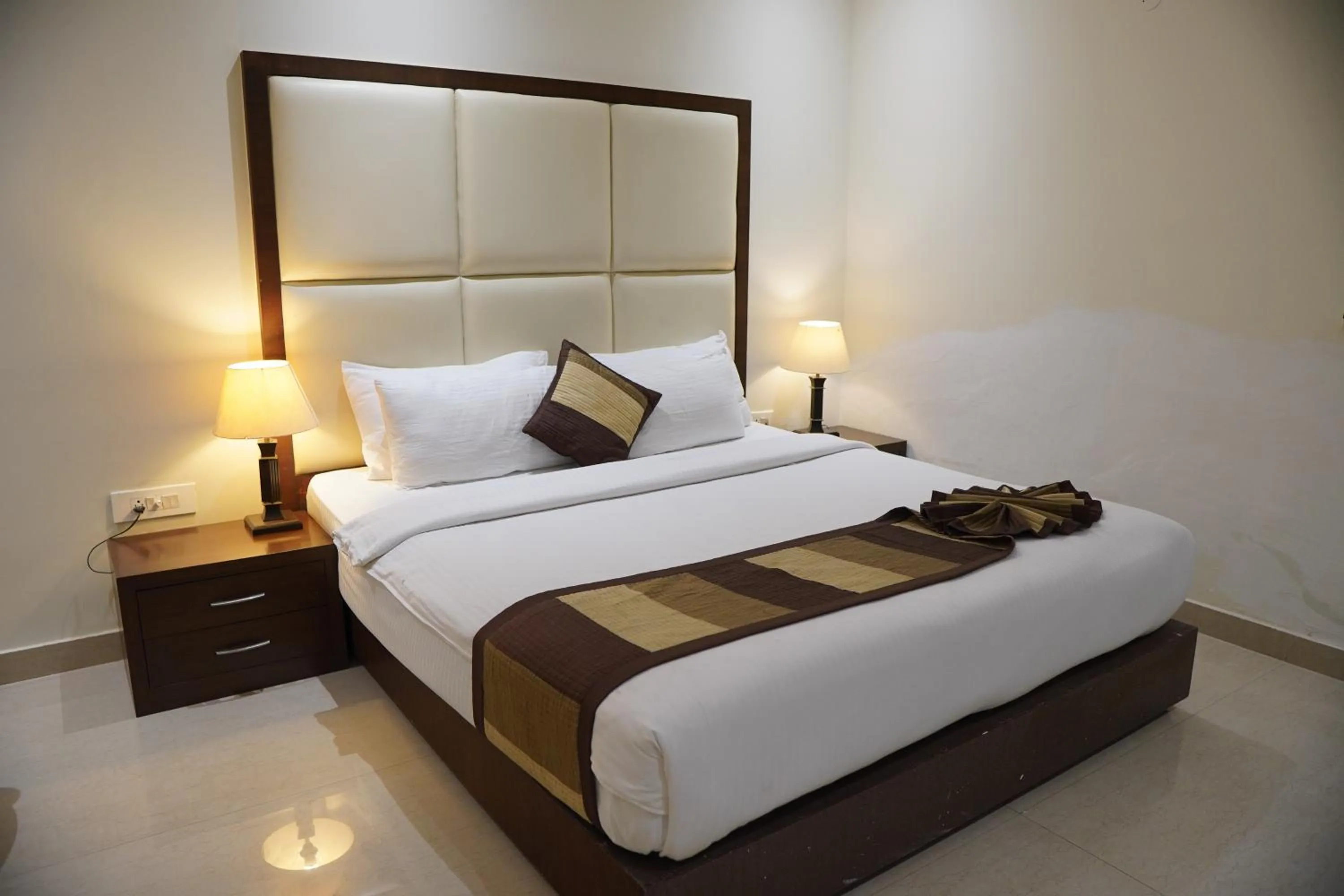 Bed in Sagar Resort