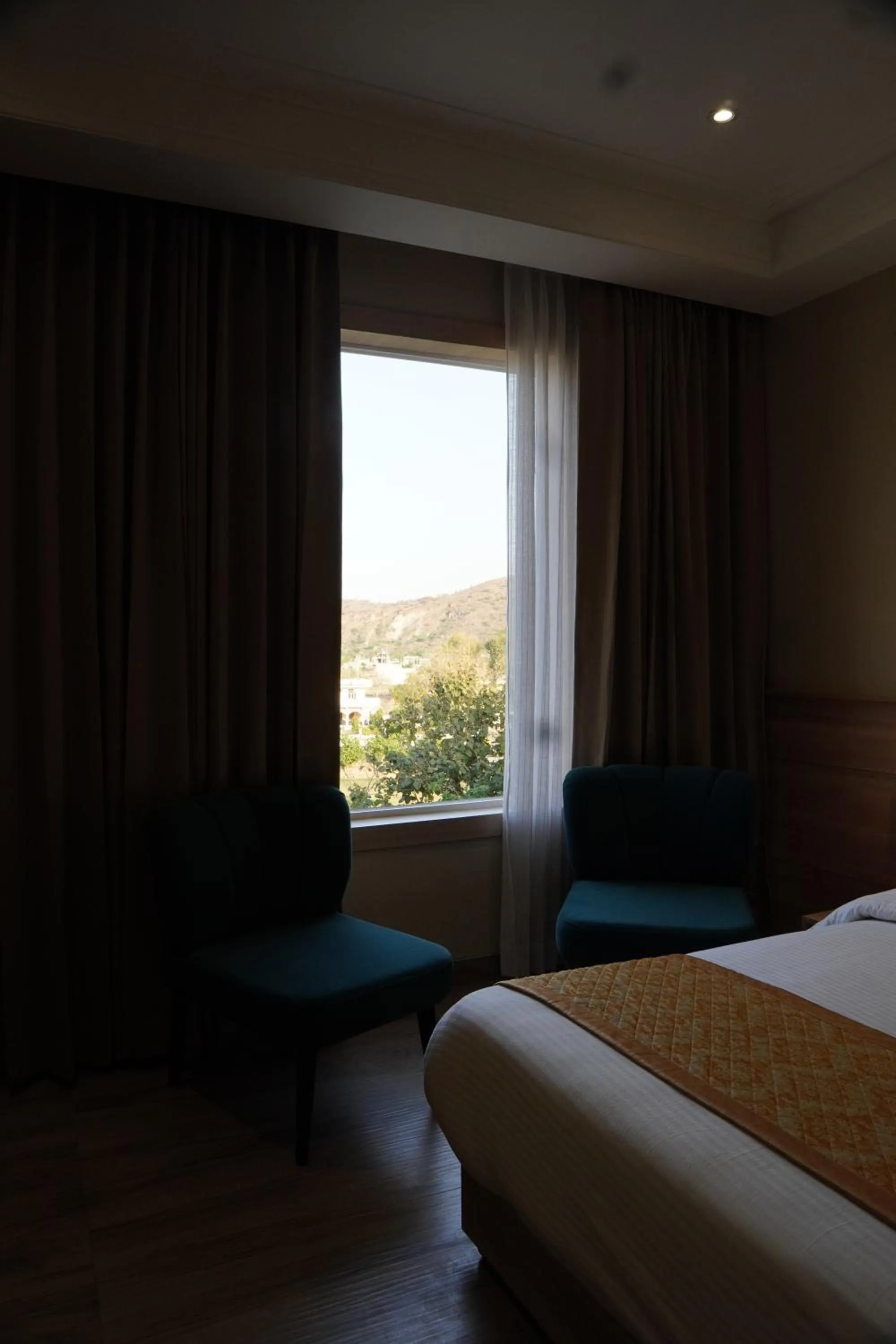 View (from property/room), Bed in Sagar Resort