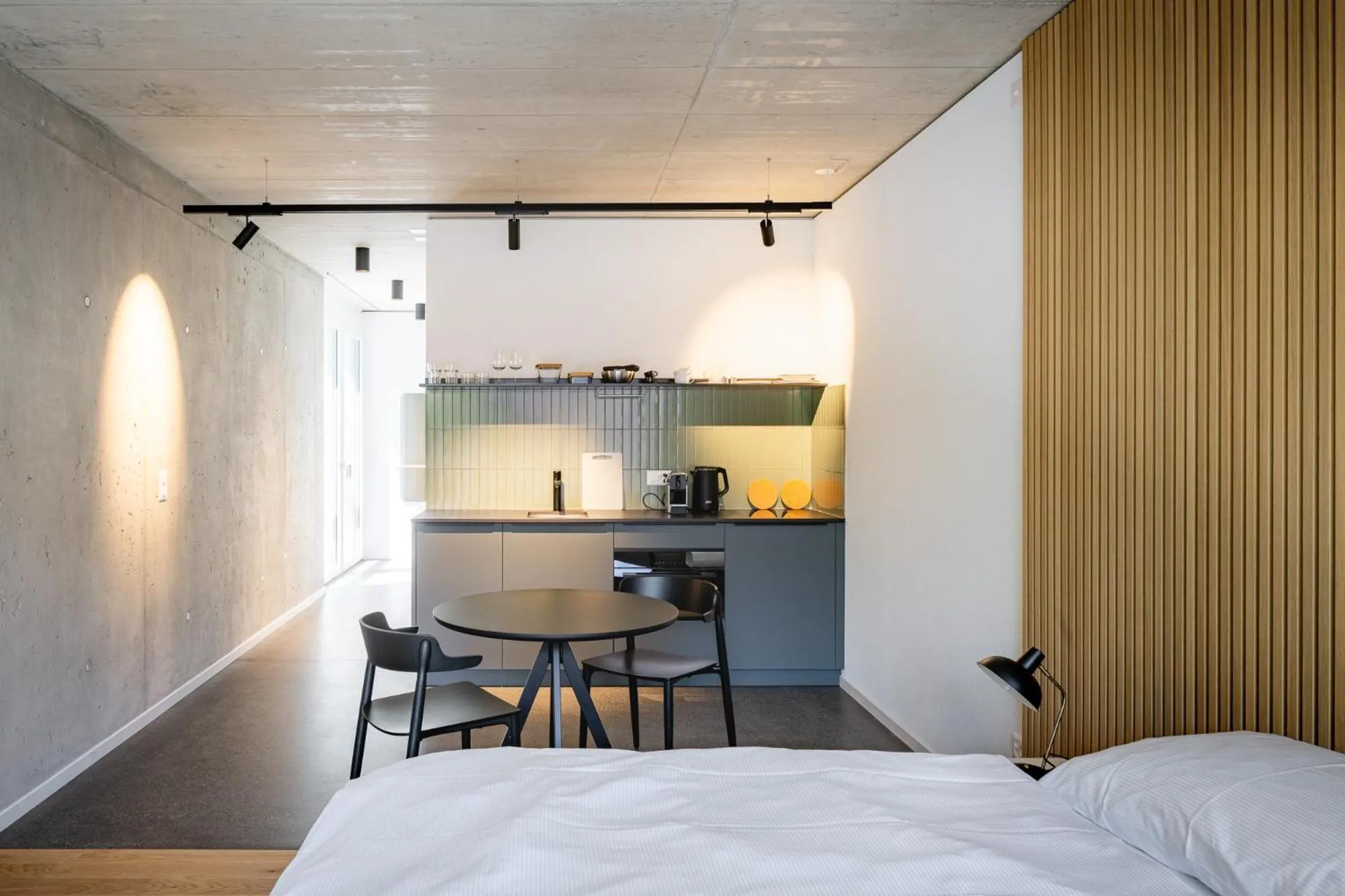 Coffee/tea facilities, Bed in Aparthotel Il Momento Bern Expo