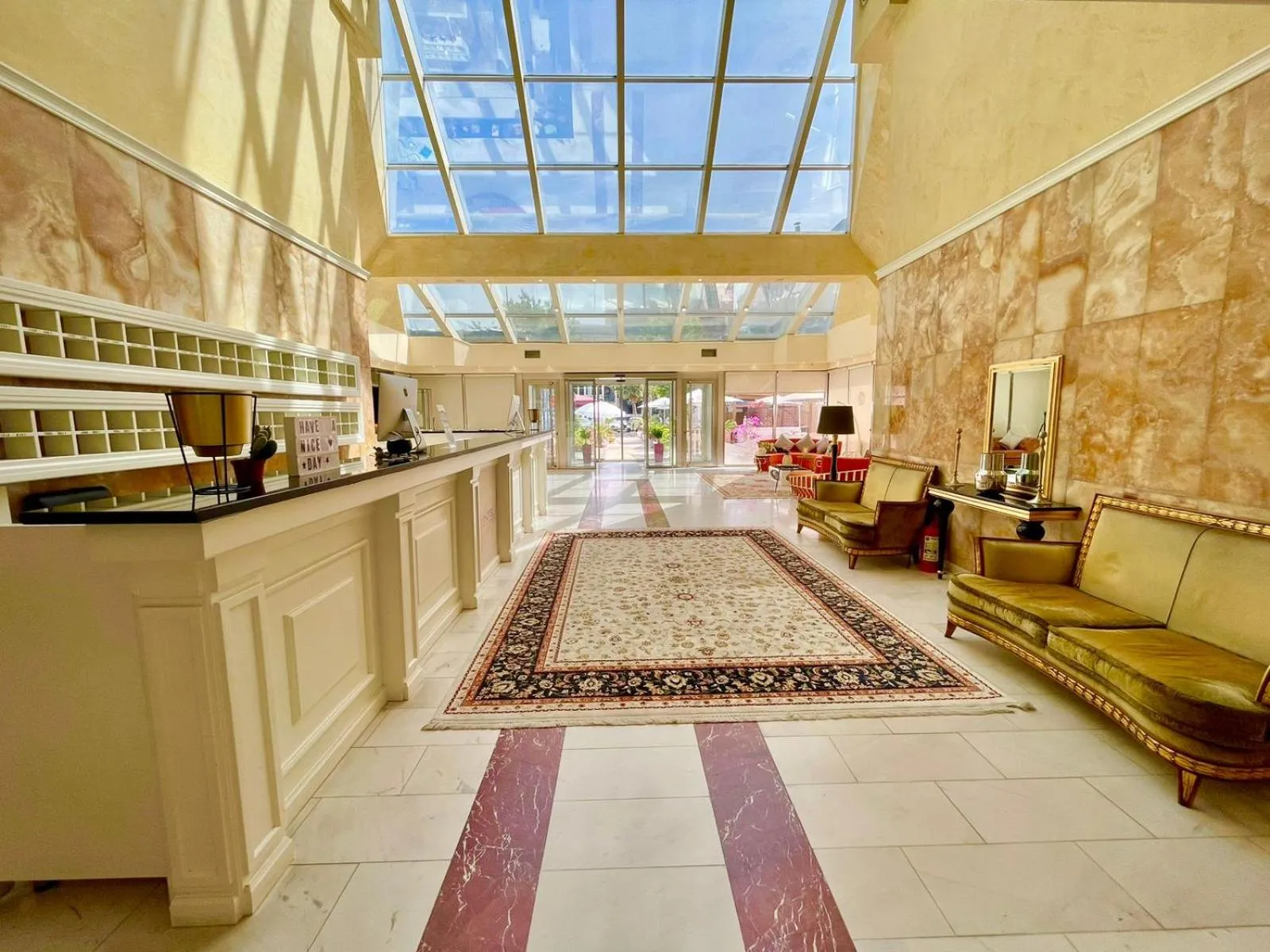 Lobby or reception in AMH Hotel Durres