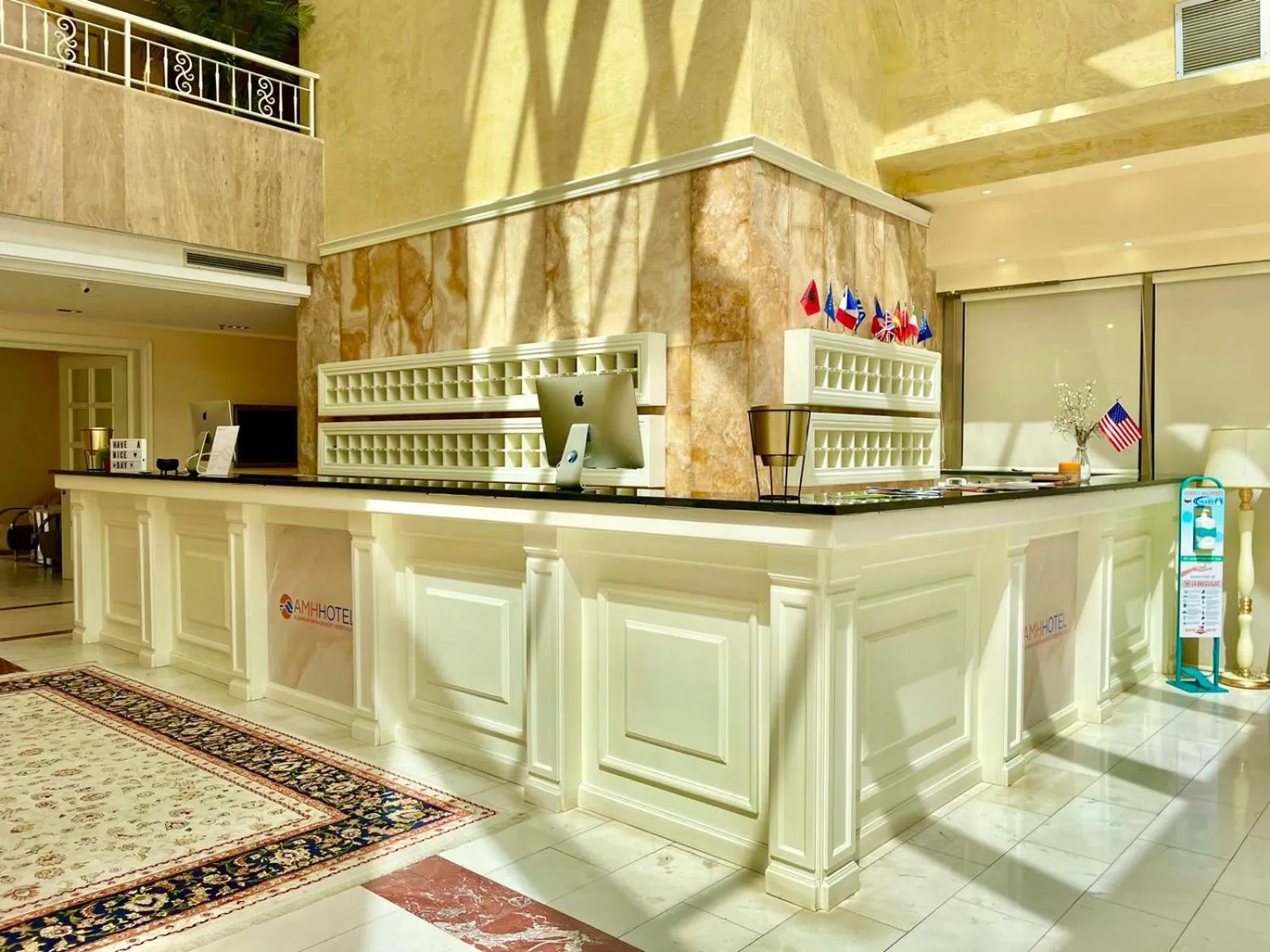 Lobby or reception in AMH Hotel Durres