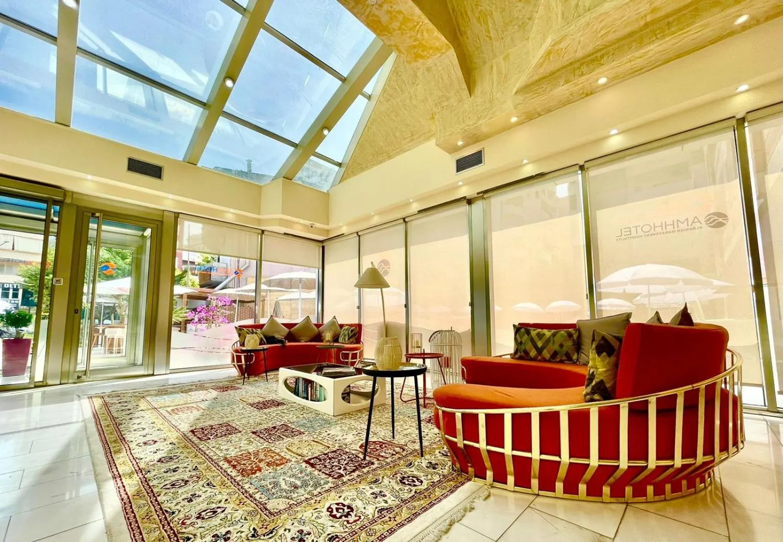 Lobby or reception in AMH Hotel Durres