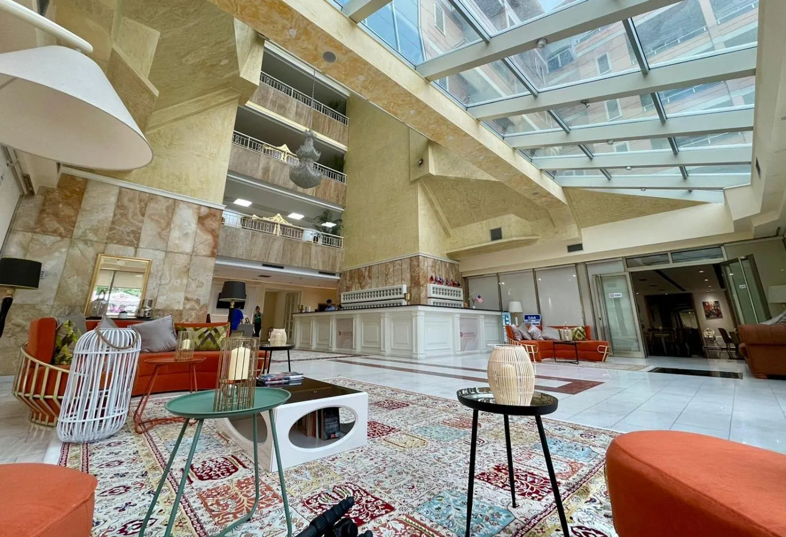 Seating area in AMH Hotel Durres