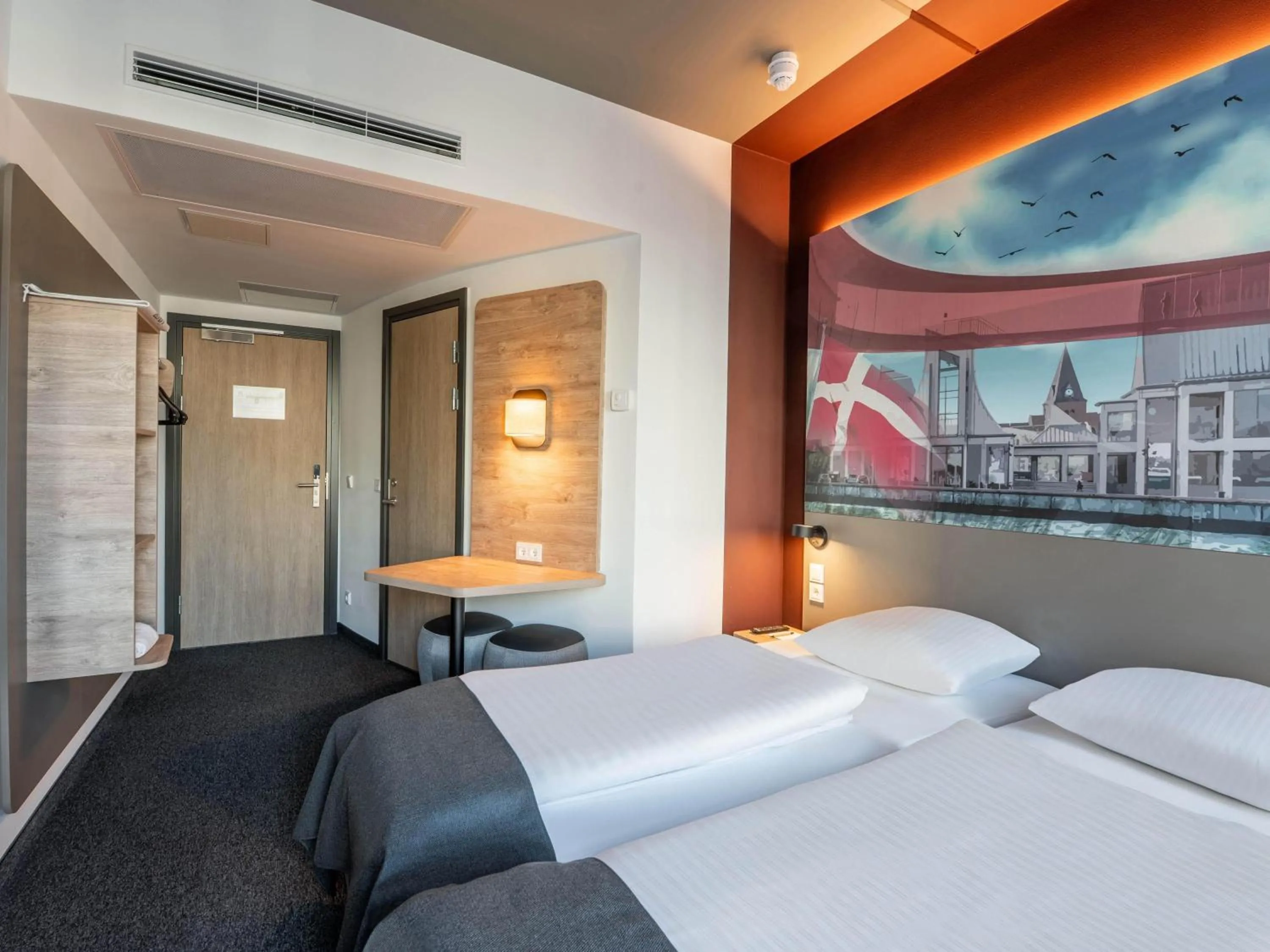 Photo of the whole room, Bed in B&B HOTEL Aalborg