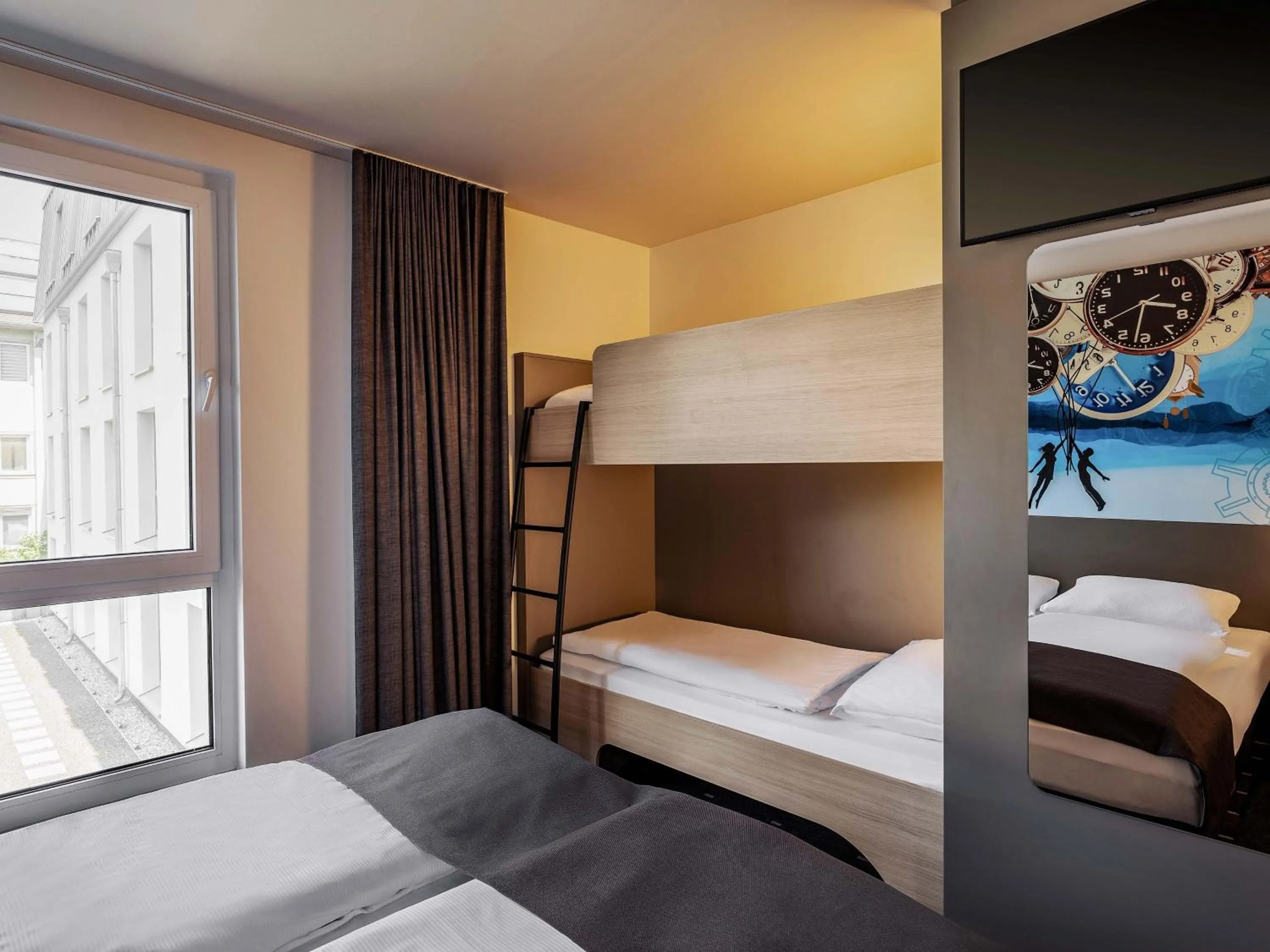 Photo of the whole room, Bed in B&B HOTEL Aalborg