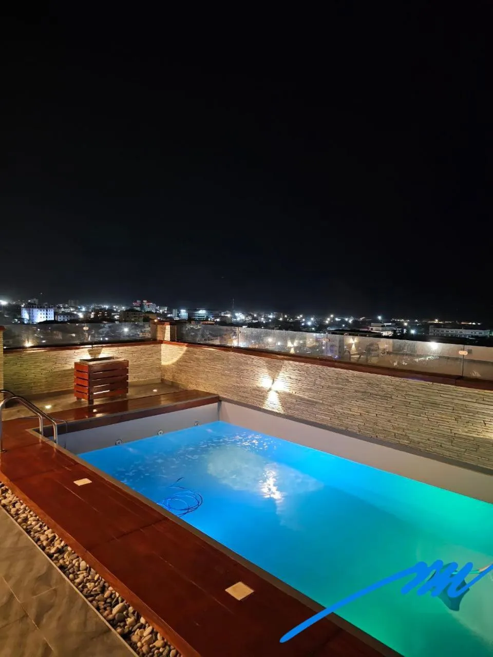 Pool view in Mansah Plus Hotel and Apartments