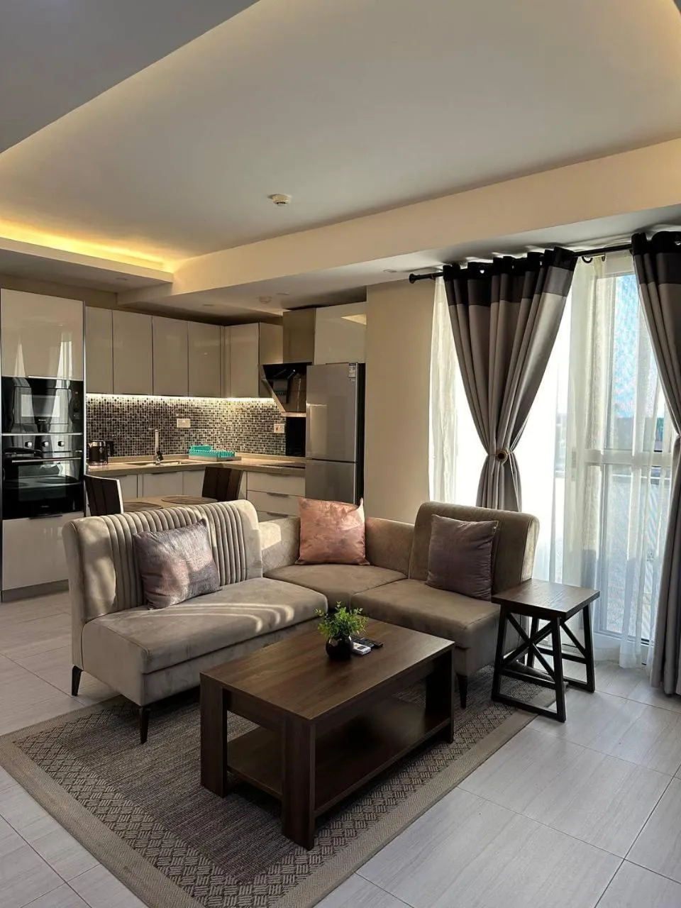 Living room in Mansah Plus Hotel and Apartments