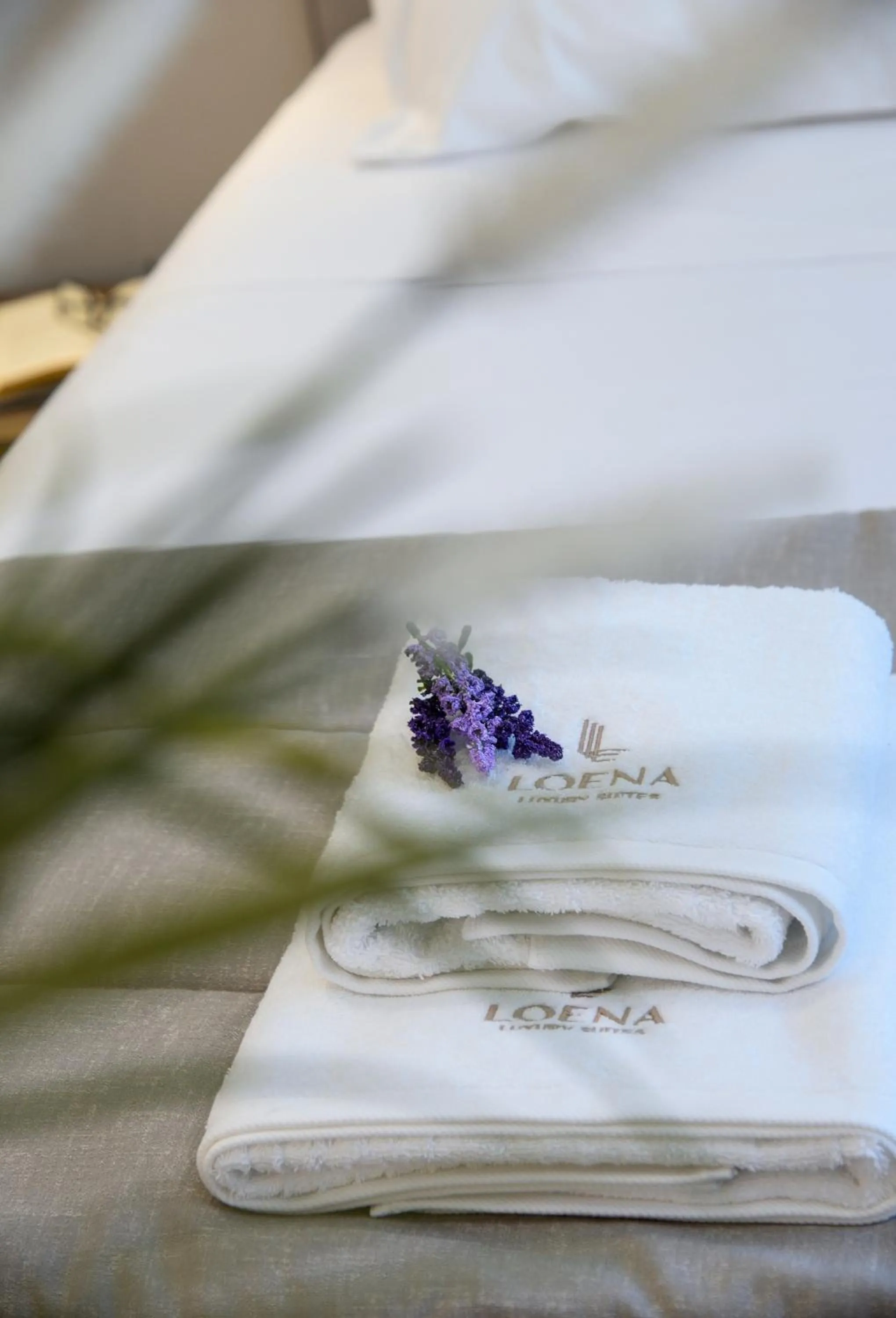 towels, Bed in Loena Luxury Suites