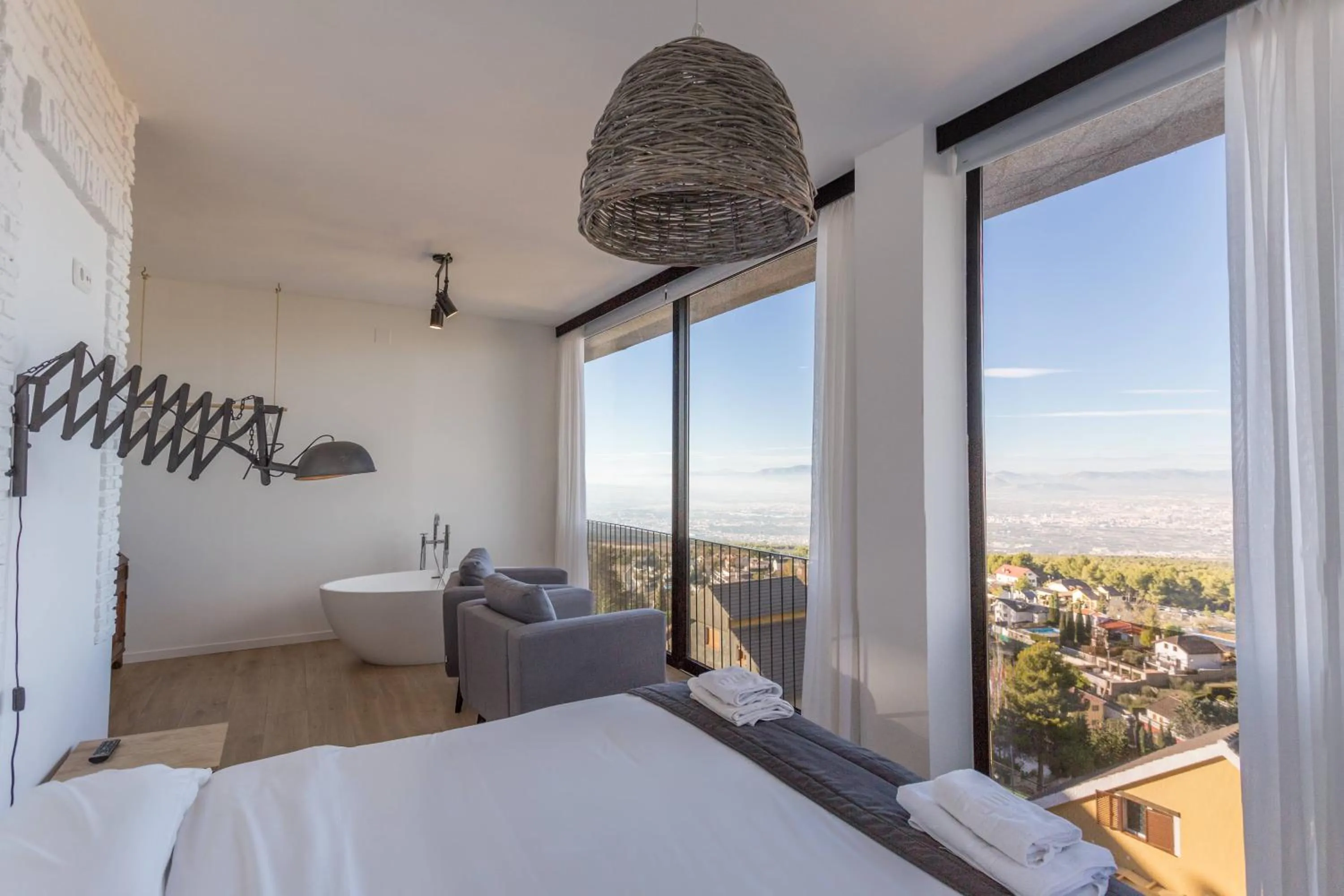 Photo of the whole room, Bed in Hotel El Balcon de las nieves