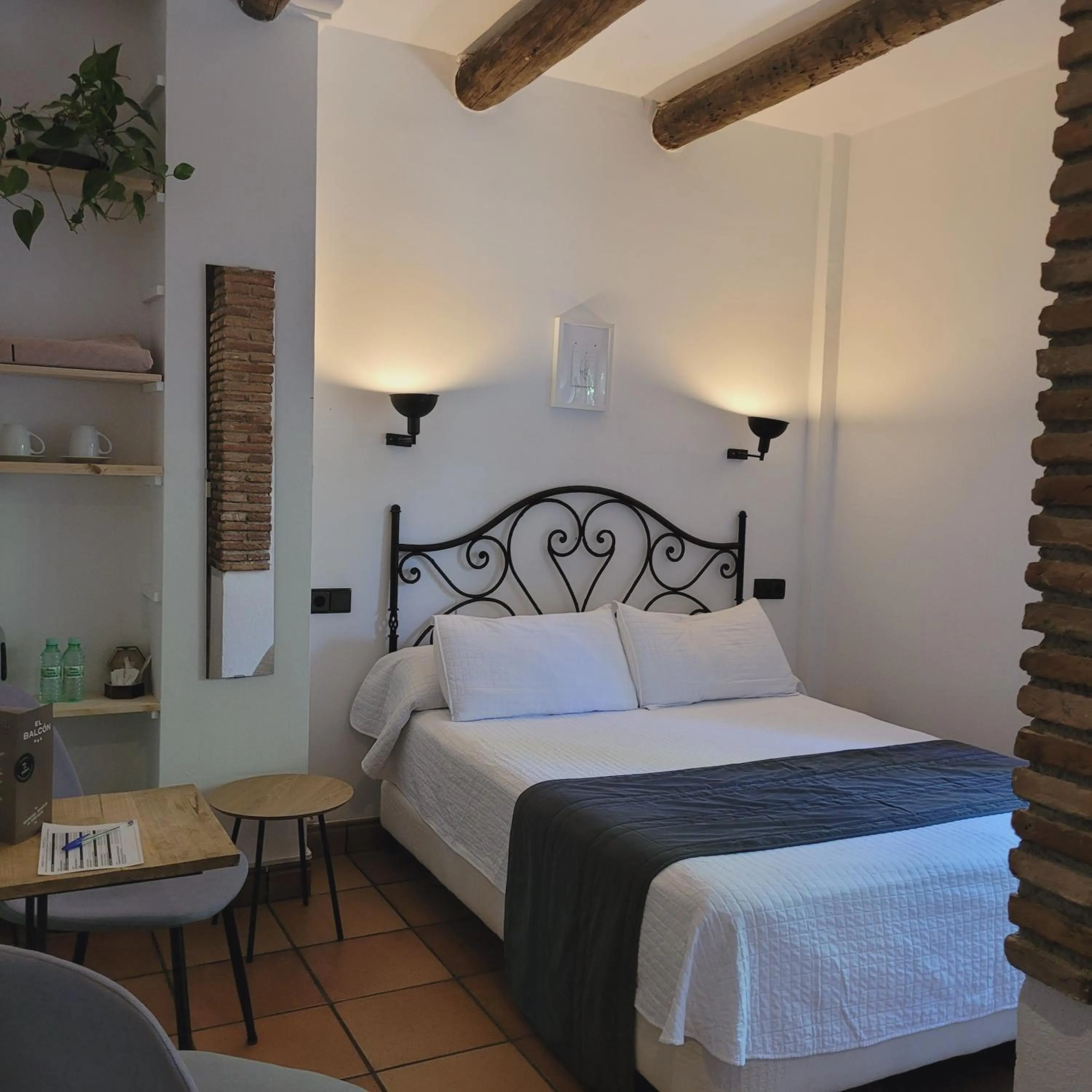 Bed in Hotel El Balcon de las nieves